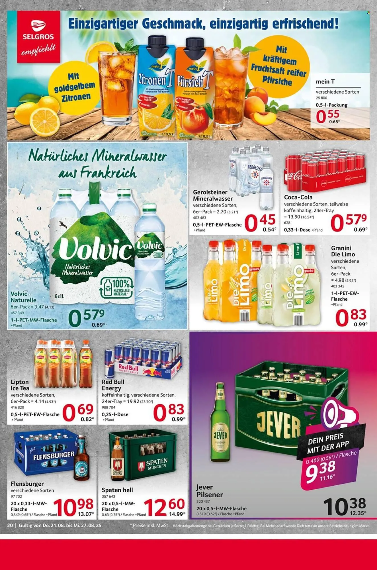 Selgros Prospekt von 21. August bis 27. August 2025 - Prospekt seite 20