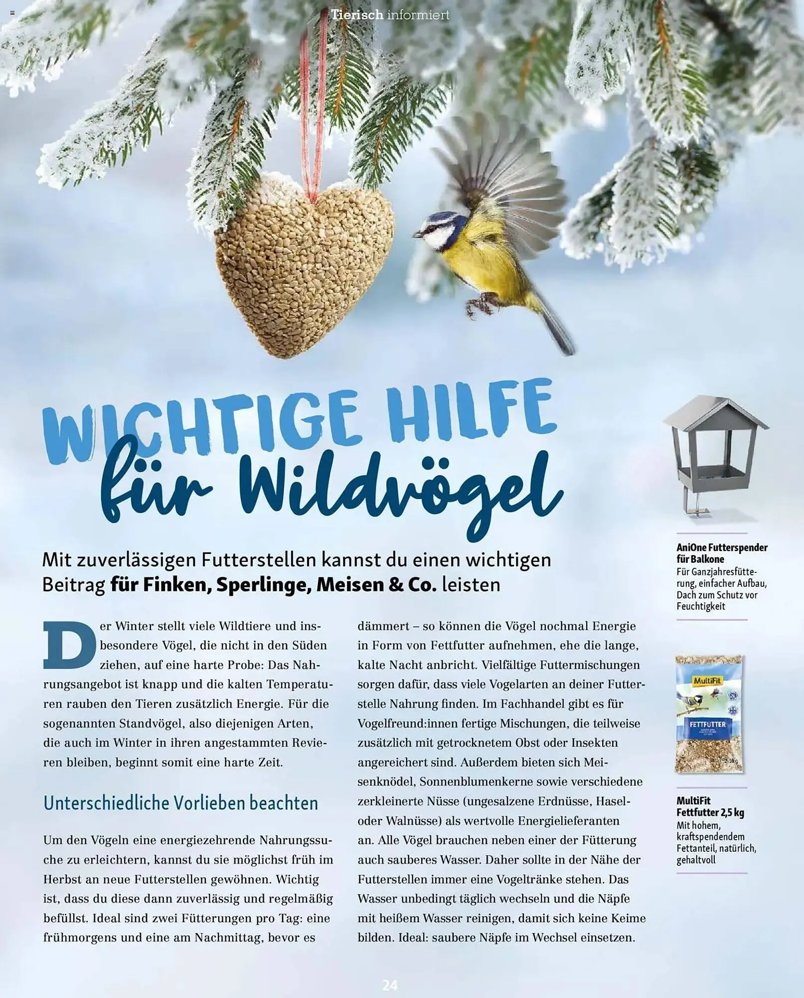 Fressnapf Magazin von 1. November bis 31. Dezember 2025 - Prospekt seite 24