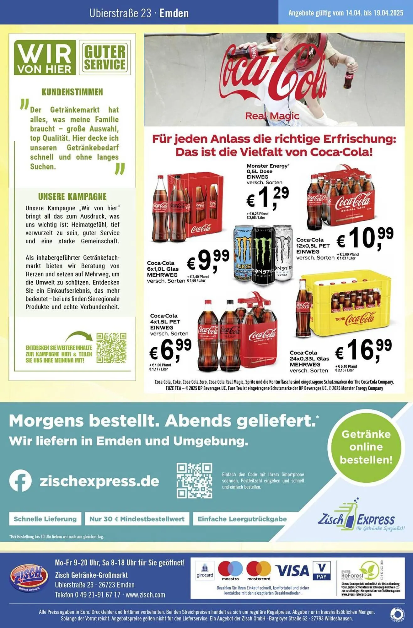 Zisch Prospekt von 14. April bis 19. April 2025 - Prospekt seite 8