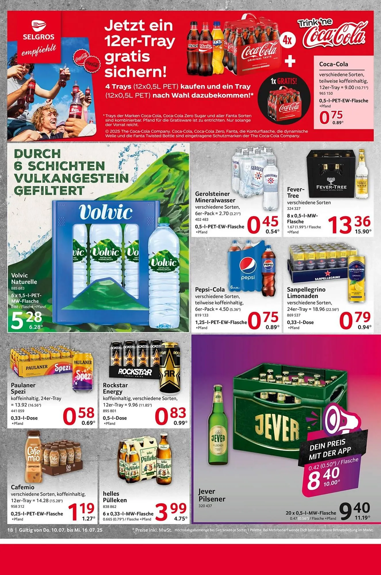 Selgros Prospekt von 10. Juli bis 17. Juli 2025 - Prospekt seite 18