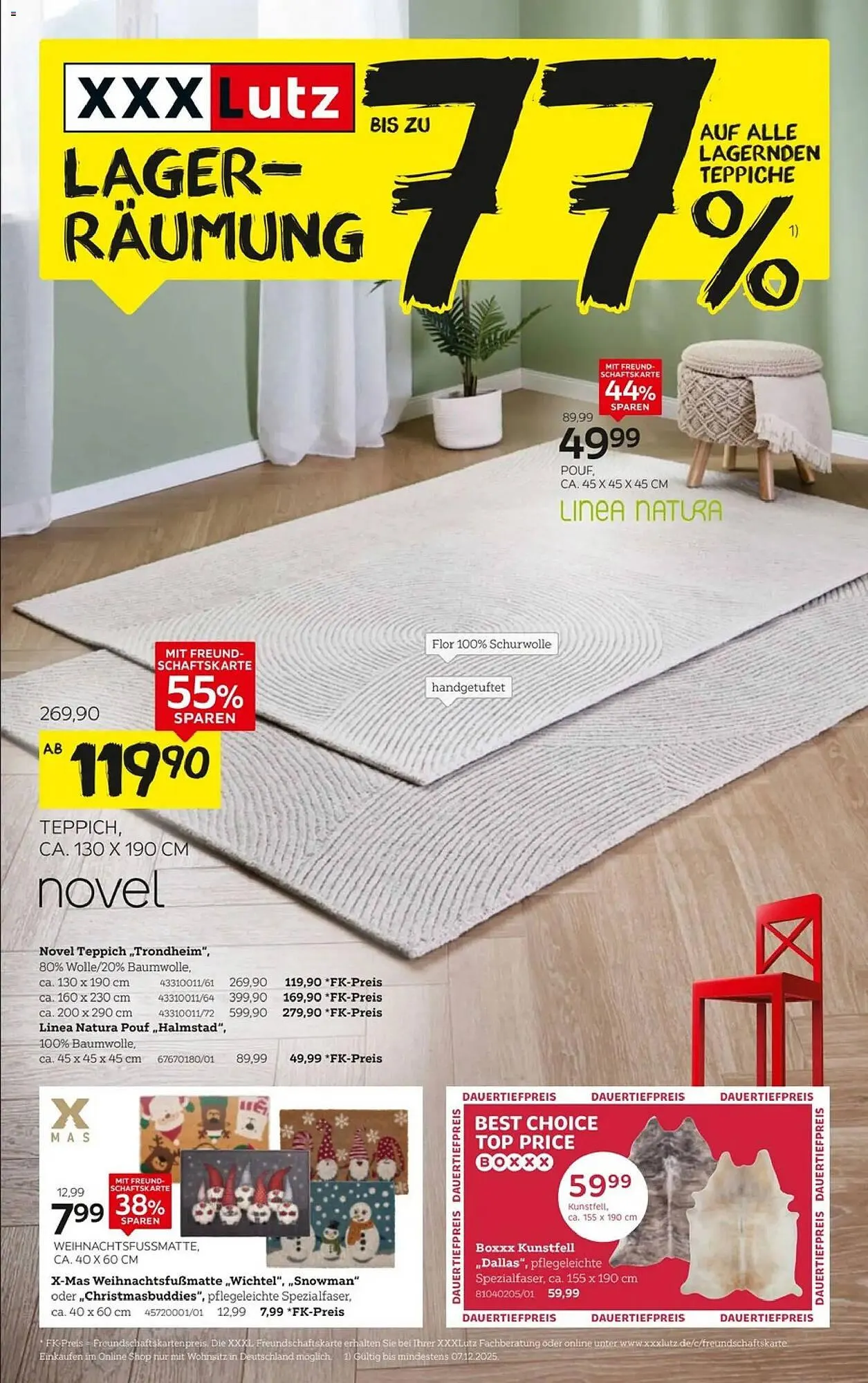 XXXLutz Prospekt von 23. November bis 7. Dezember 2025 - Prospekt seite 1
