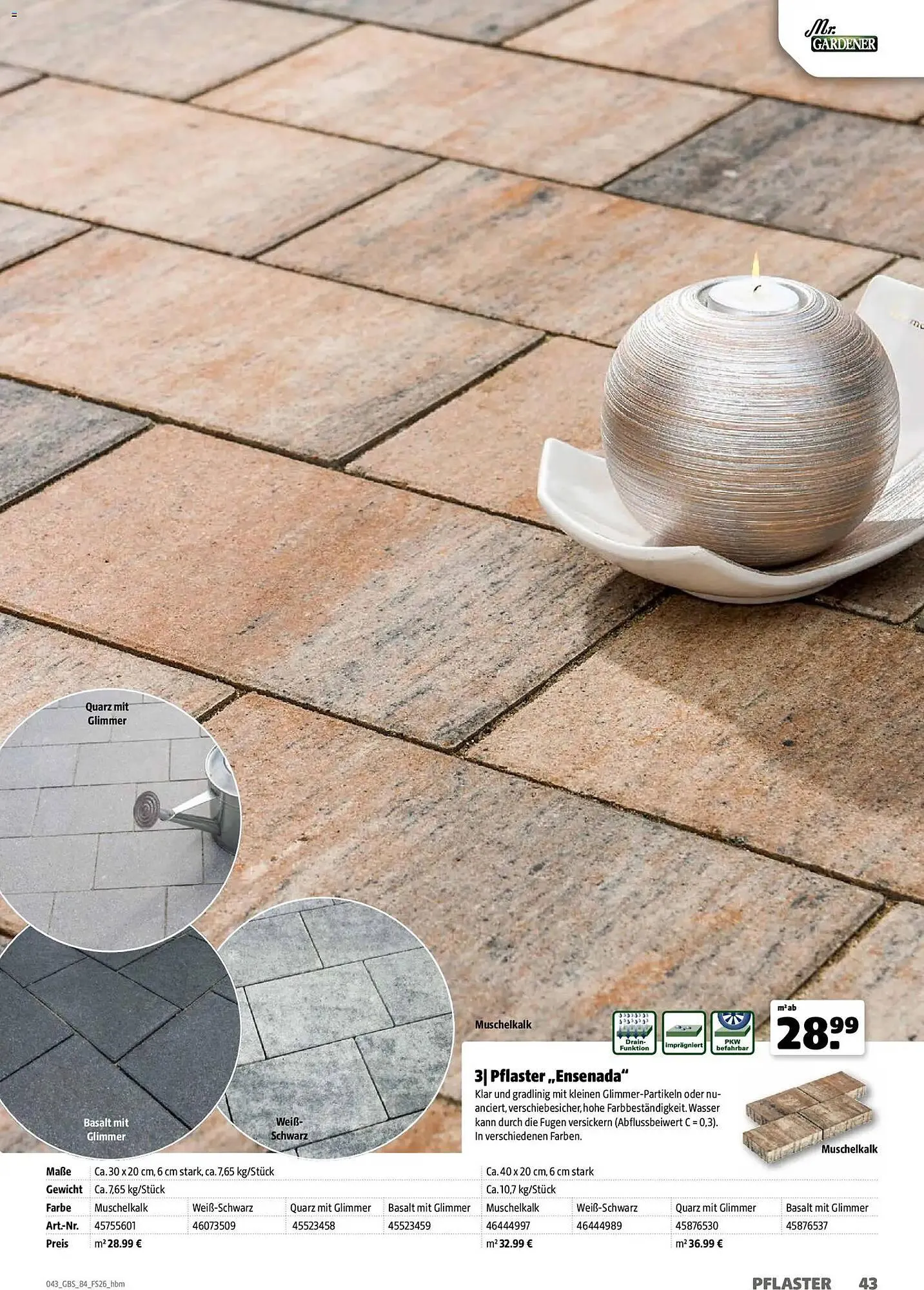 Hagebau Prospekt von 2. März bis 31. Dezember 2026 - Prospekt seite 43