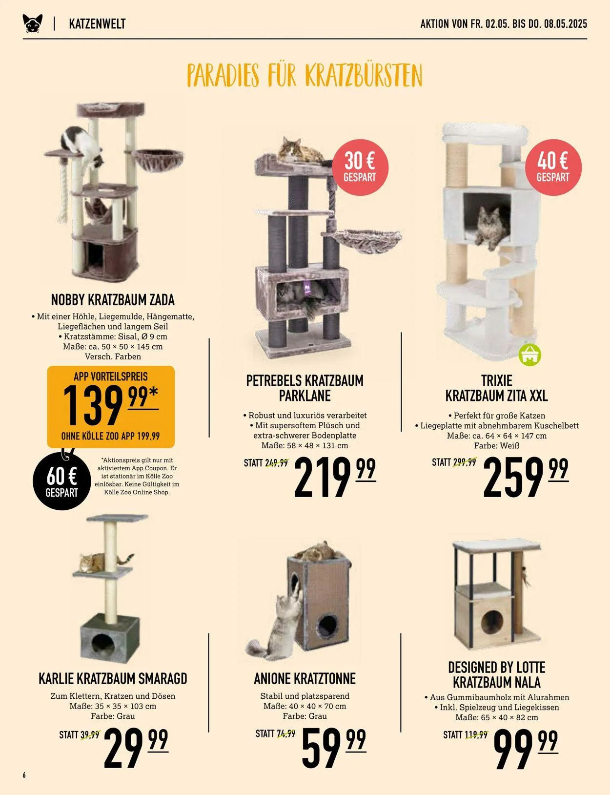 Kölle Zoo Aktueller Prospekt von 30. April bis 14. Mai 2025 - Prospekt seite 6