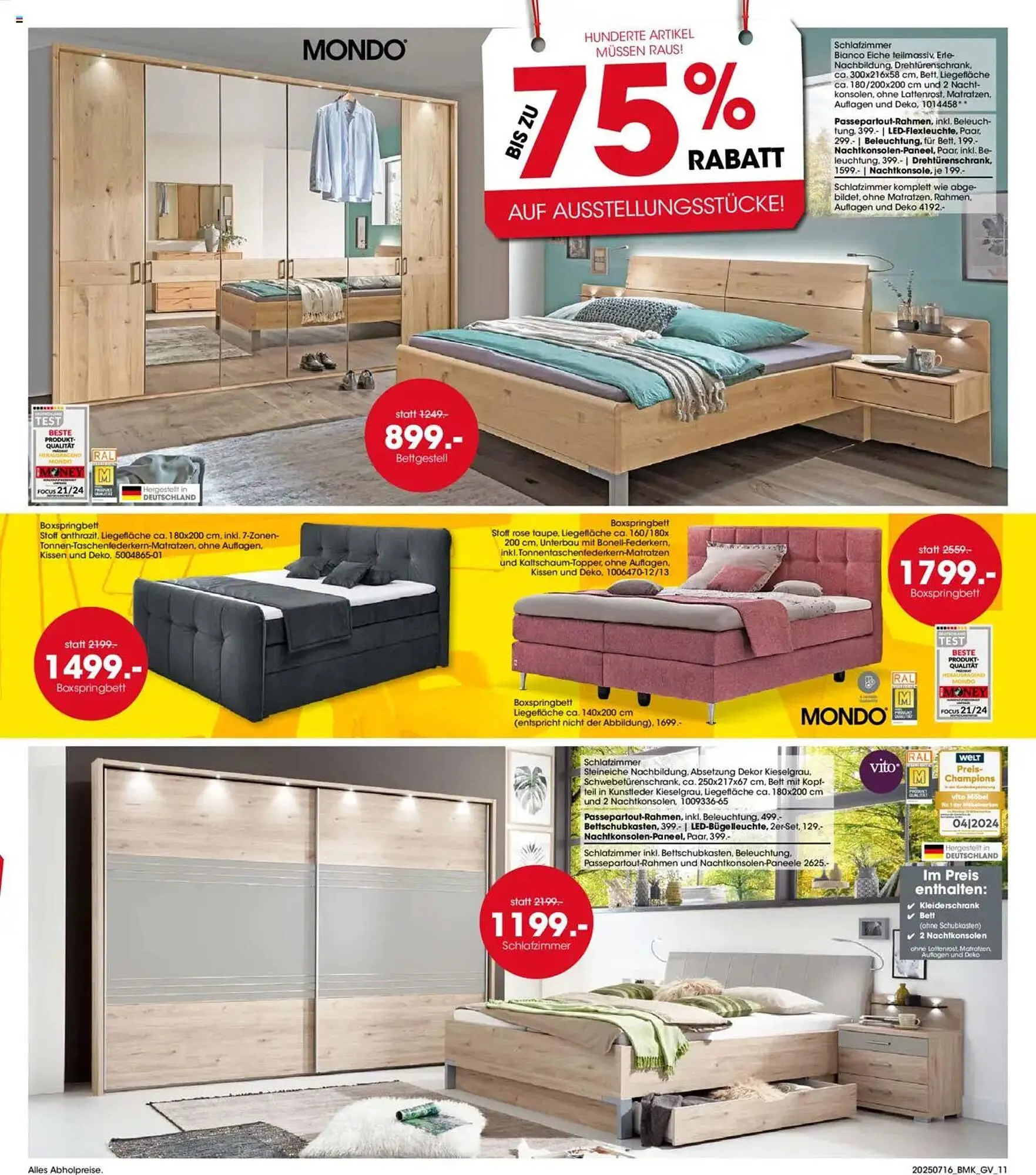 Möbel Martin Prospekt von 16. Juli bis 3. August 2025 - Prospekt seite 11