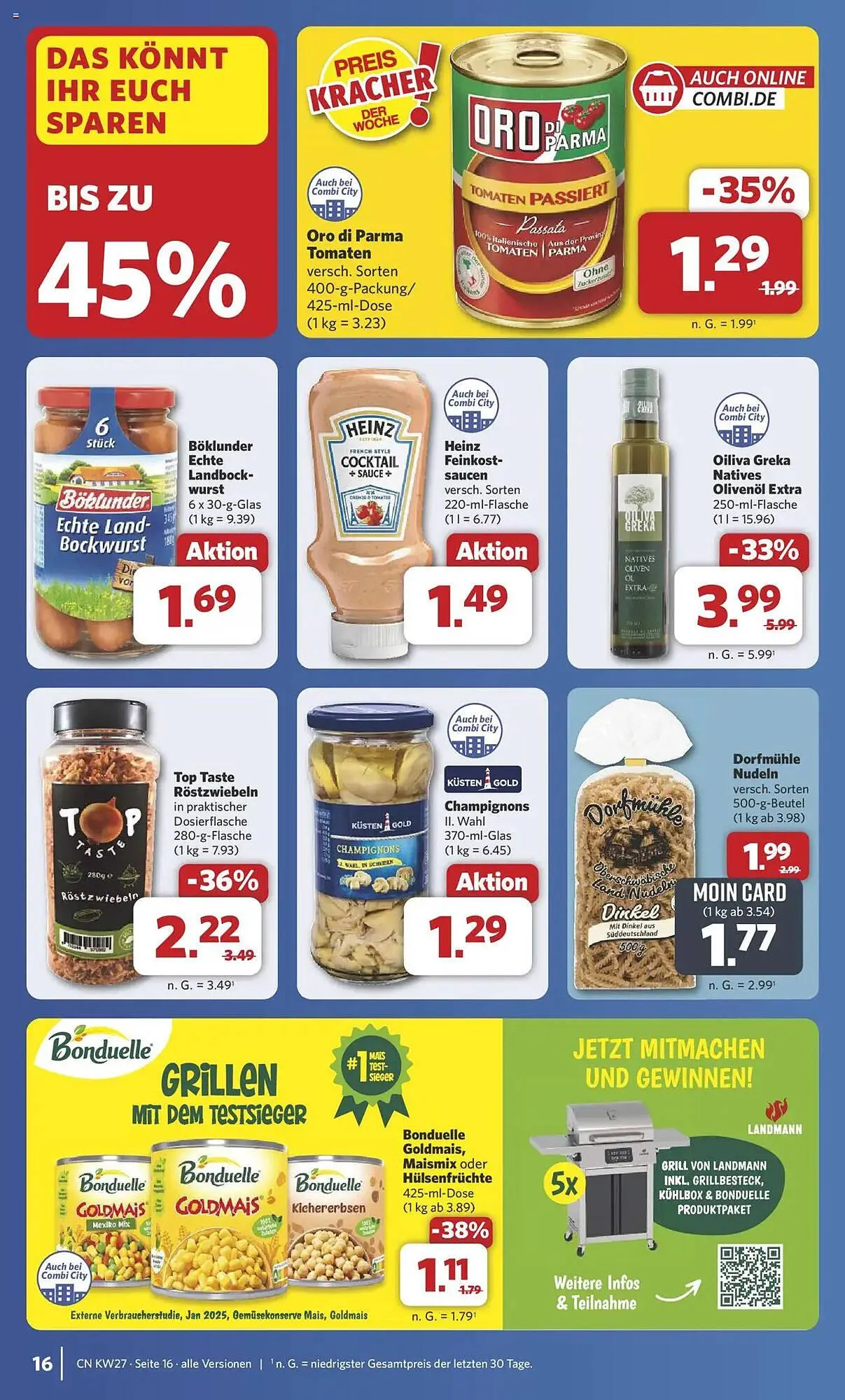 Combi Prospekt von 30. Juni bis 5. Juli 2025 - Prospekt seite 22