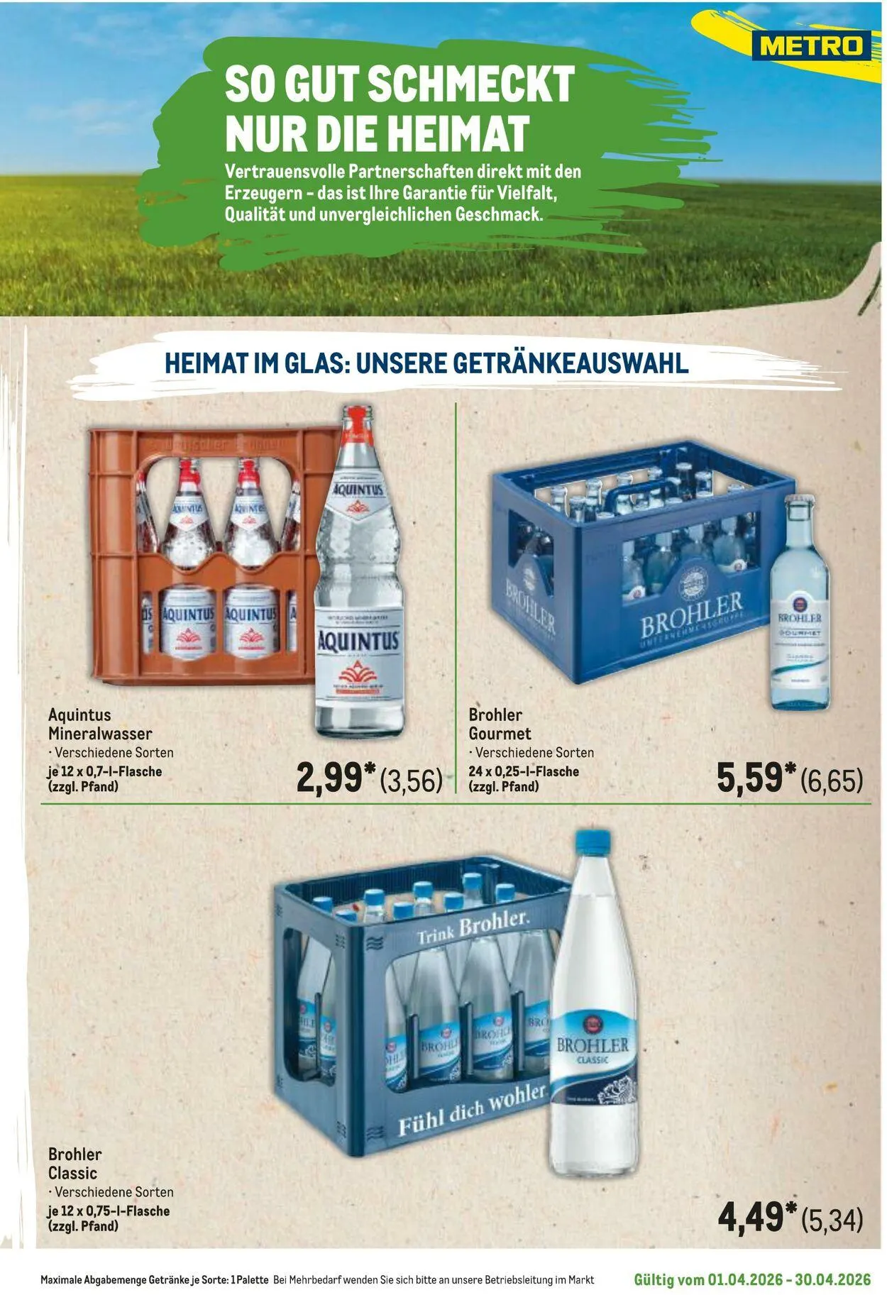 Metro Aktueller Prospekt von 1. April bis 30. April 2026 - Prospekt seite 9