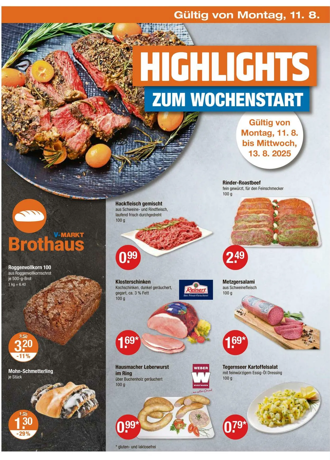 V-Markt Aktueller Prospekt von 7. August bis 13. August 2025 - Prospekt seite 18