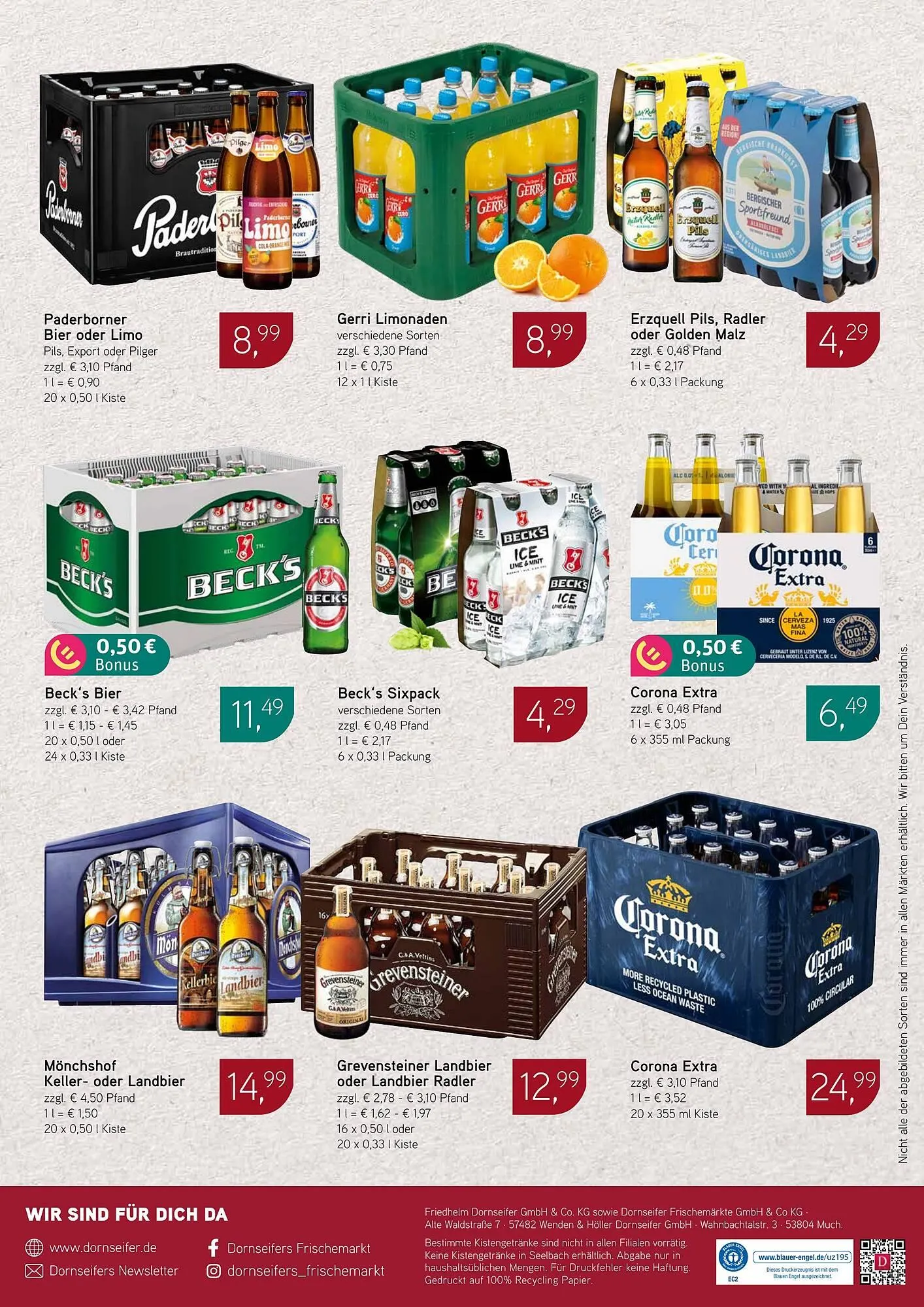 Dornseifer Prospekt von 7. April bis 11. April 2026 - Prospekt seite 16