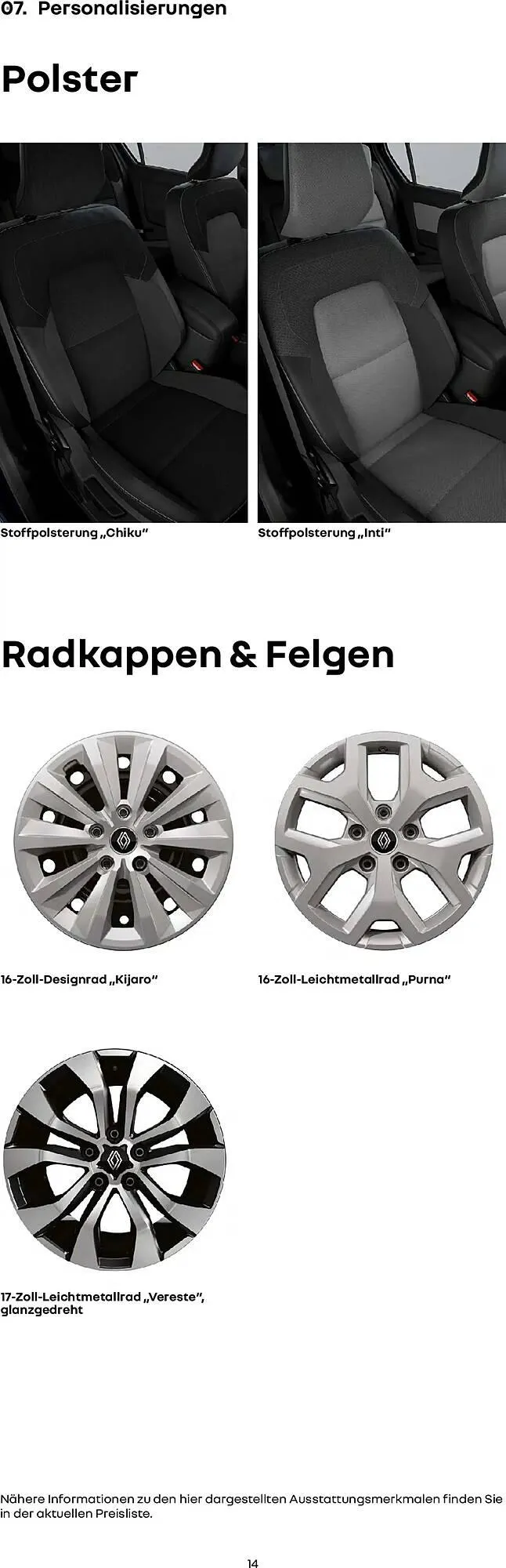 Renault Prospekt von 14. Januar bis 30. September 2026 - Prospekt seite 14