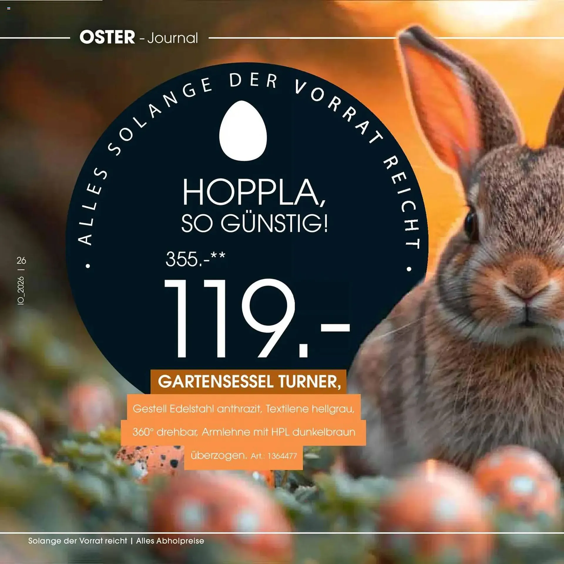 Zurbrüggen Prospekt von 23. März bis 11. April 2026 - Prospekt seite 26