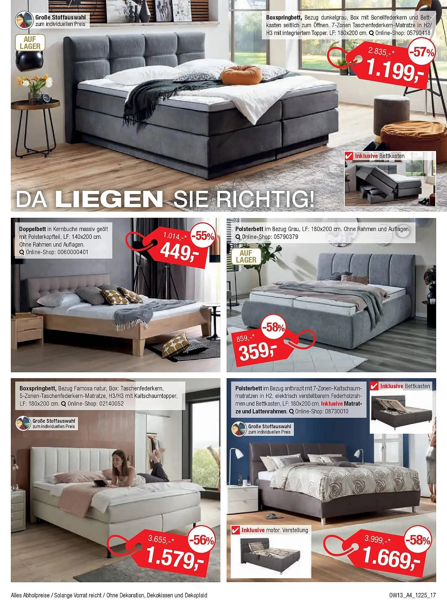 Opti Wohnwelt Prospekt von 18. Dezember bis 10. Januar 2026 - Prospekt seite 17