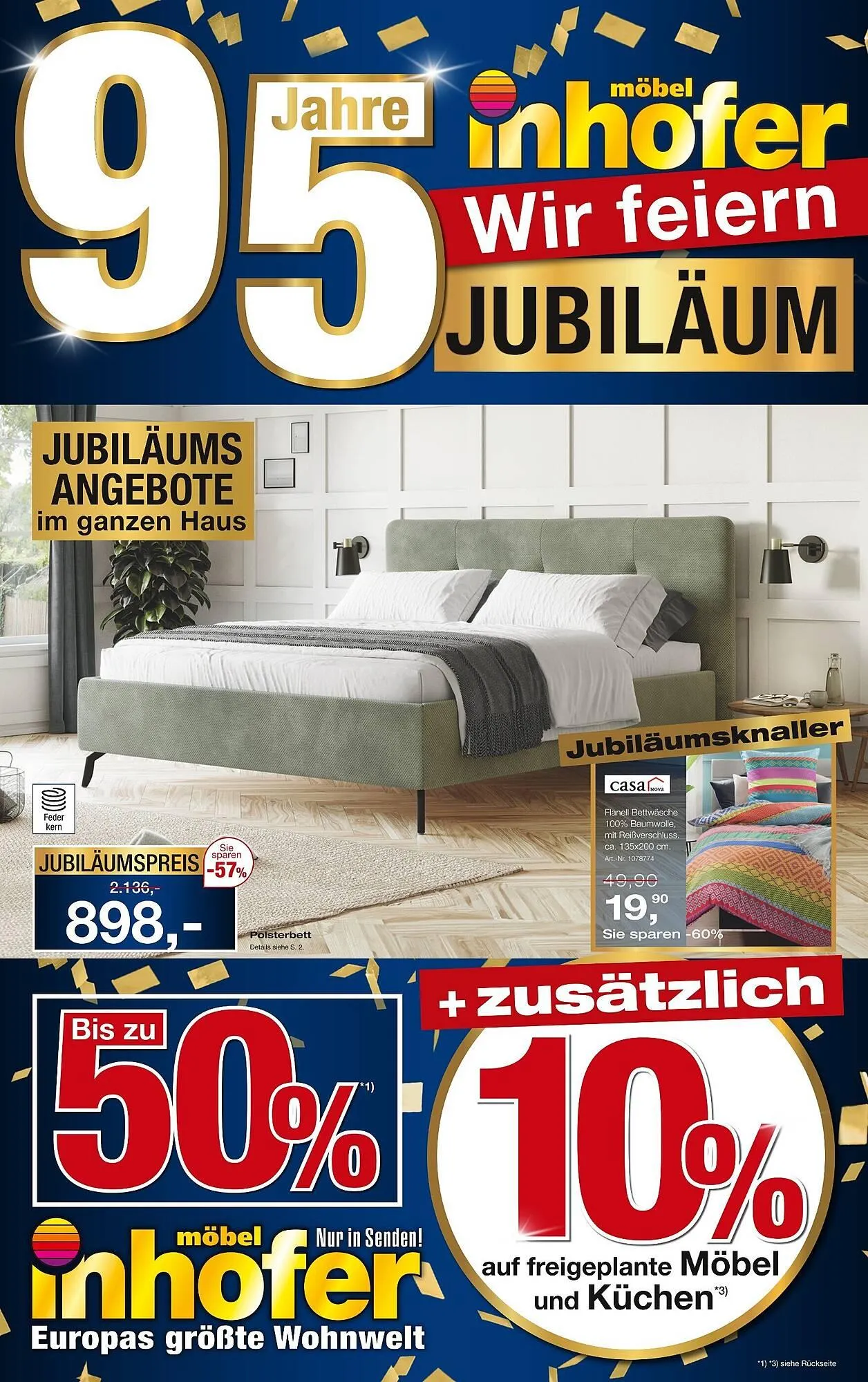 Möbel Inhofer Prospekt von 8. Januar bis 31. Januar 2026 - Prospekt seite 1
