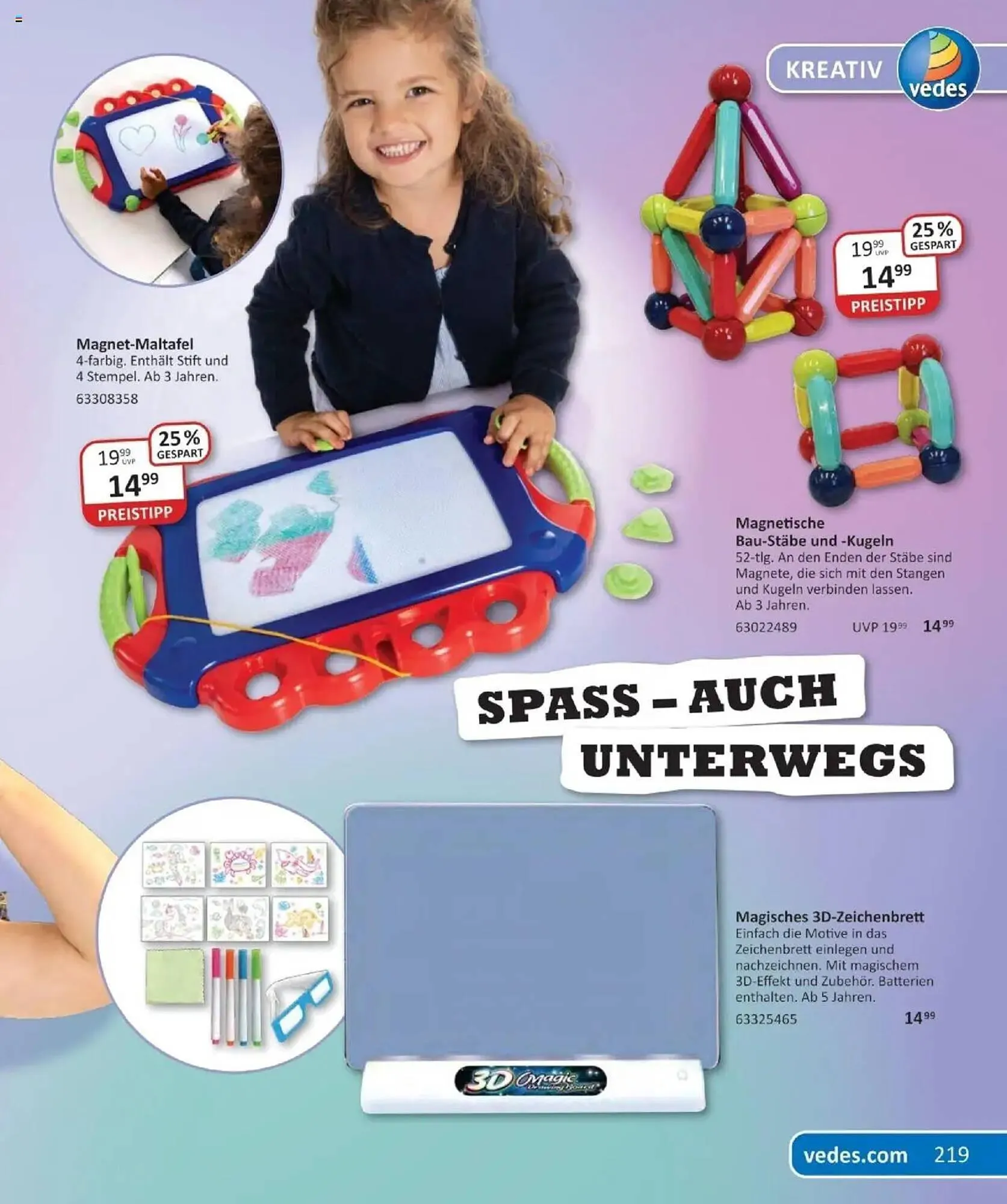 Vedes Prospekt von 29. September bis 6. Januar 2026 - Prospekt seite 219
