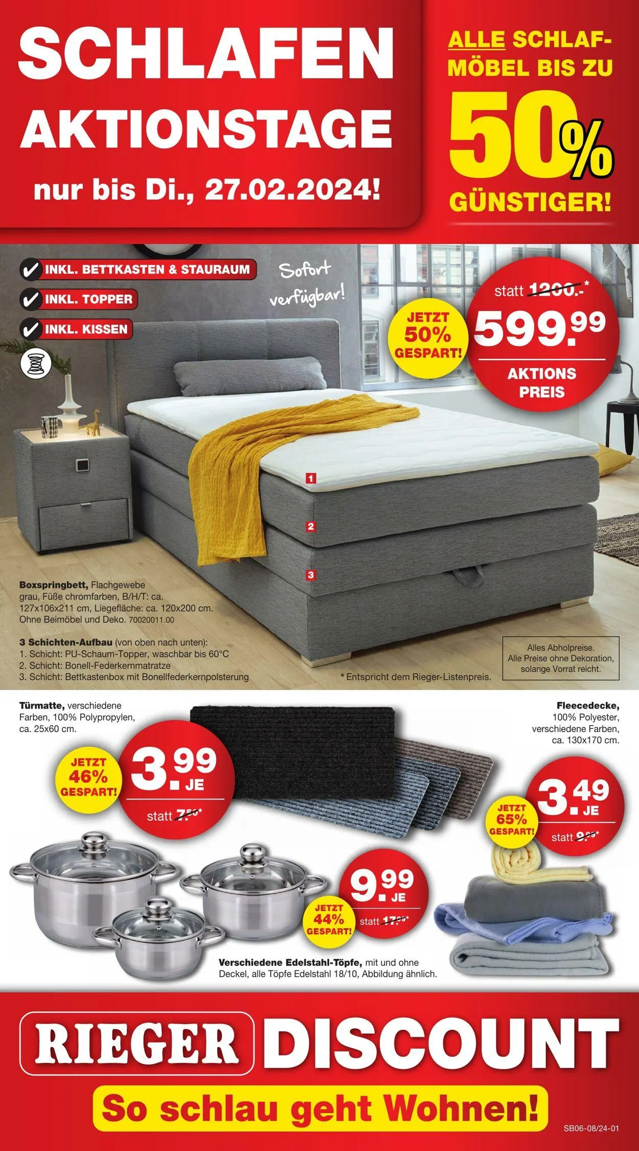 Möbel Rieger Aktueller Prospekt - 1