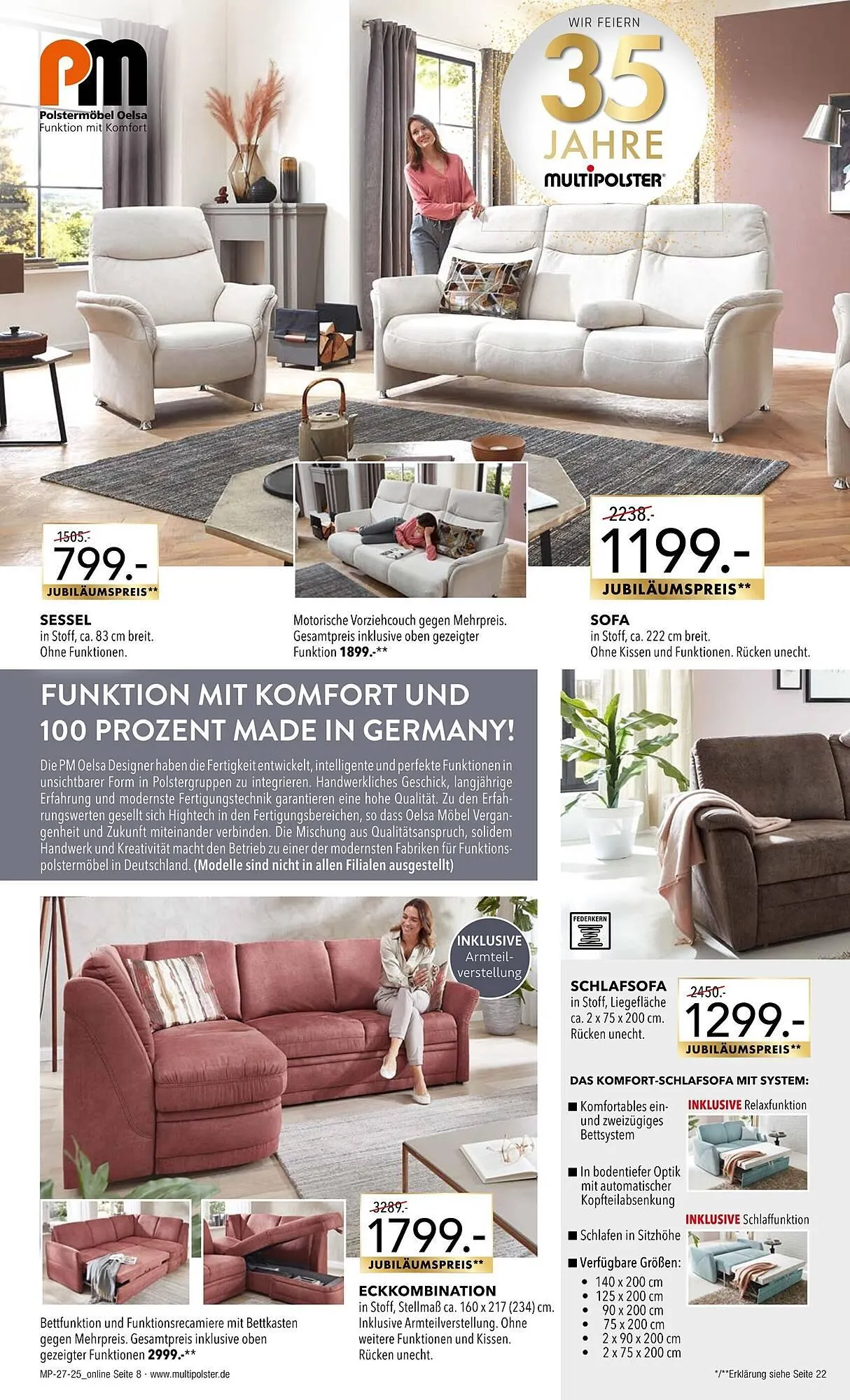 Multipolster Prospekt von 10. Juli bis 2. August 2025 - Prospekt seite 8