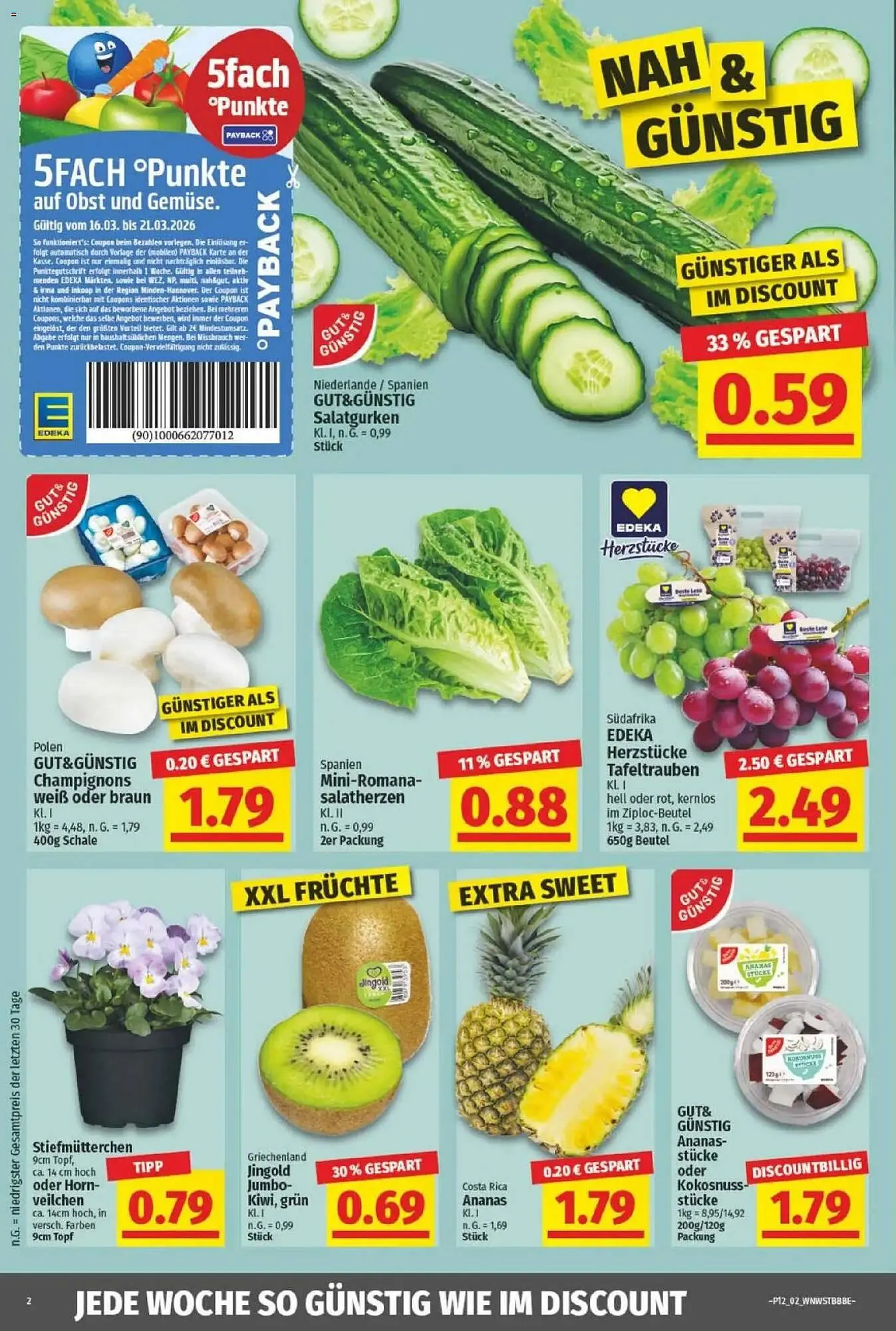 NP Discount Prospekt von 16. März bis 21. März 2026 - Prospekt seite 2