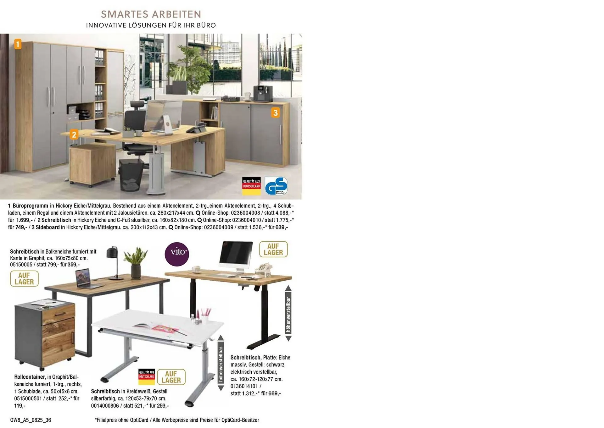 Opti Wohnwelt Prospekt von 25. Juli bis 23. August 2025 - Prospekt seite 36