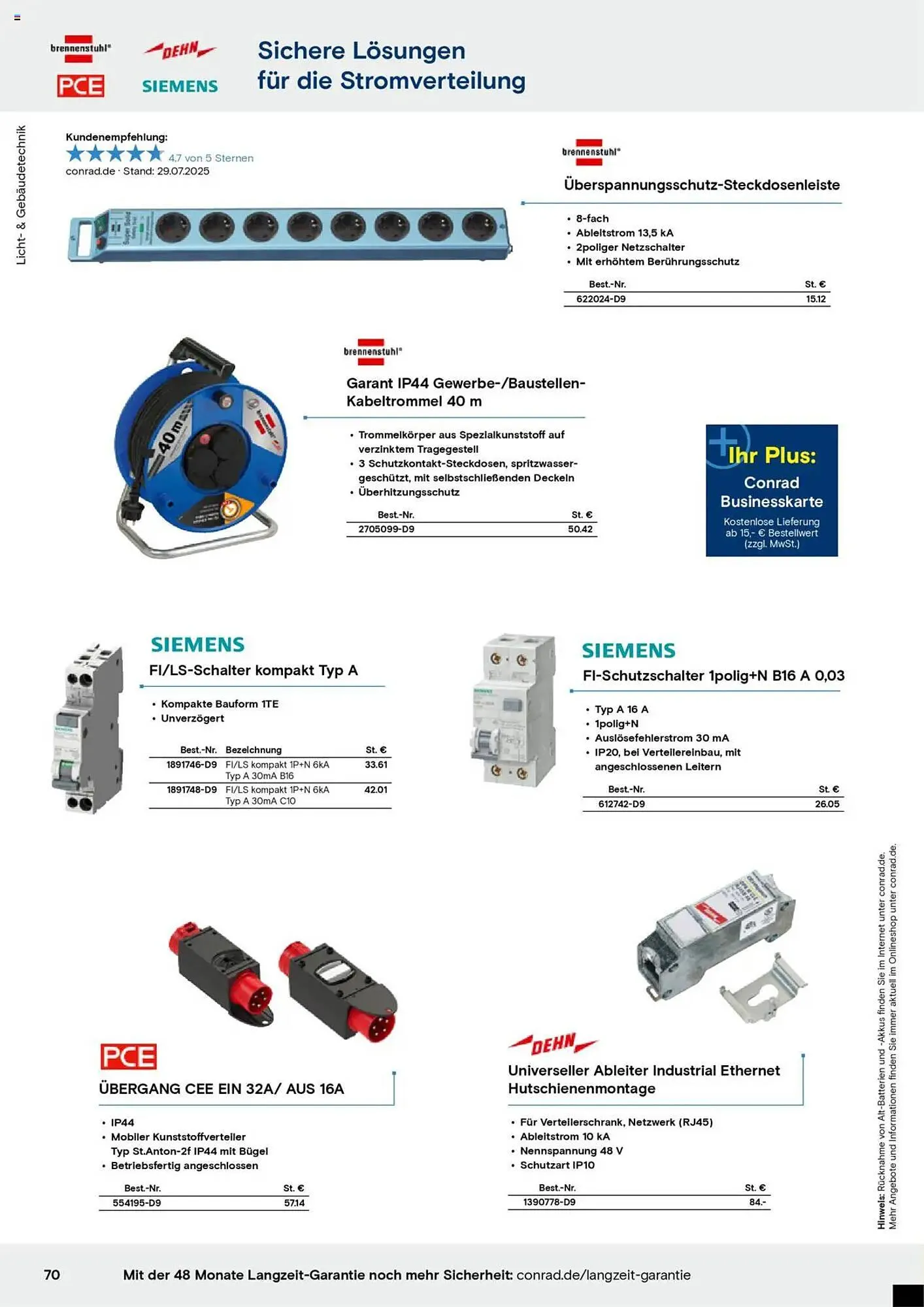 Conrad Prospekt von 25. August bis 12. Oktober 2025 - Prospekt seite 72
