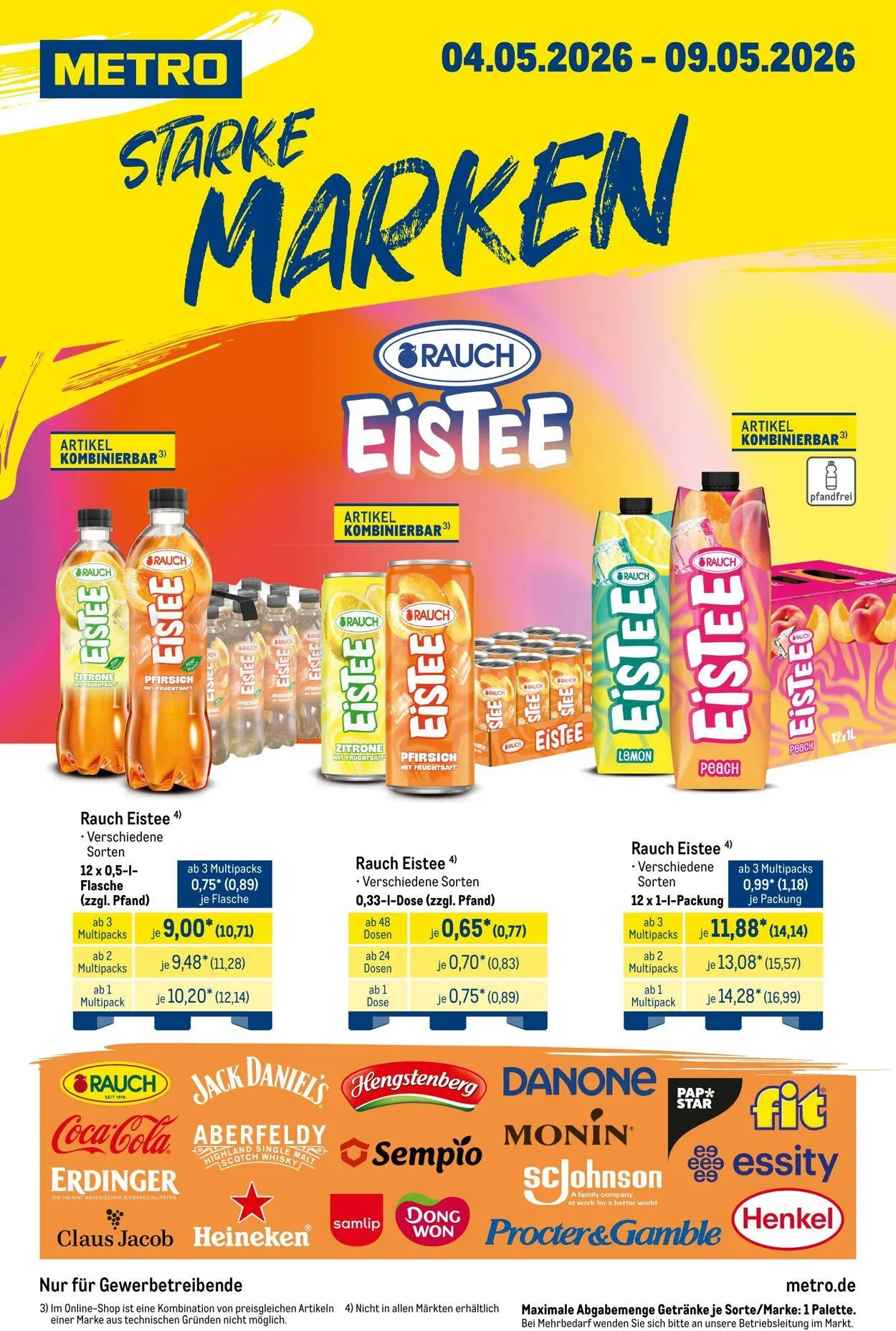 Metro Aktueller Prospekt von 4. Mai bis 9. Mai 2026 - Prospekt seite 1