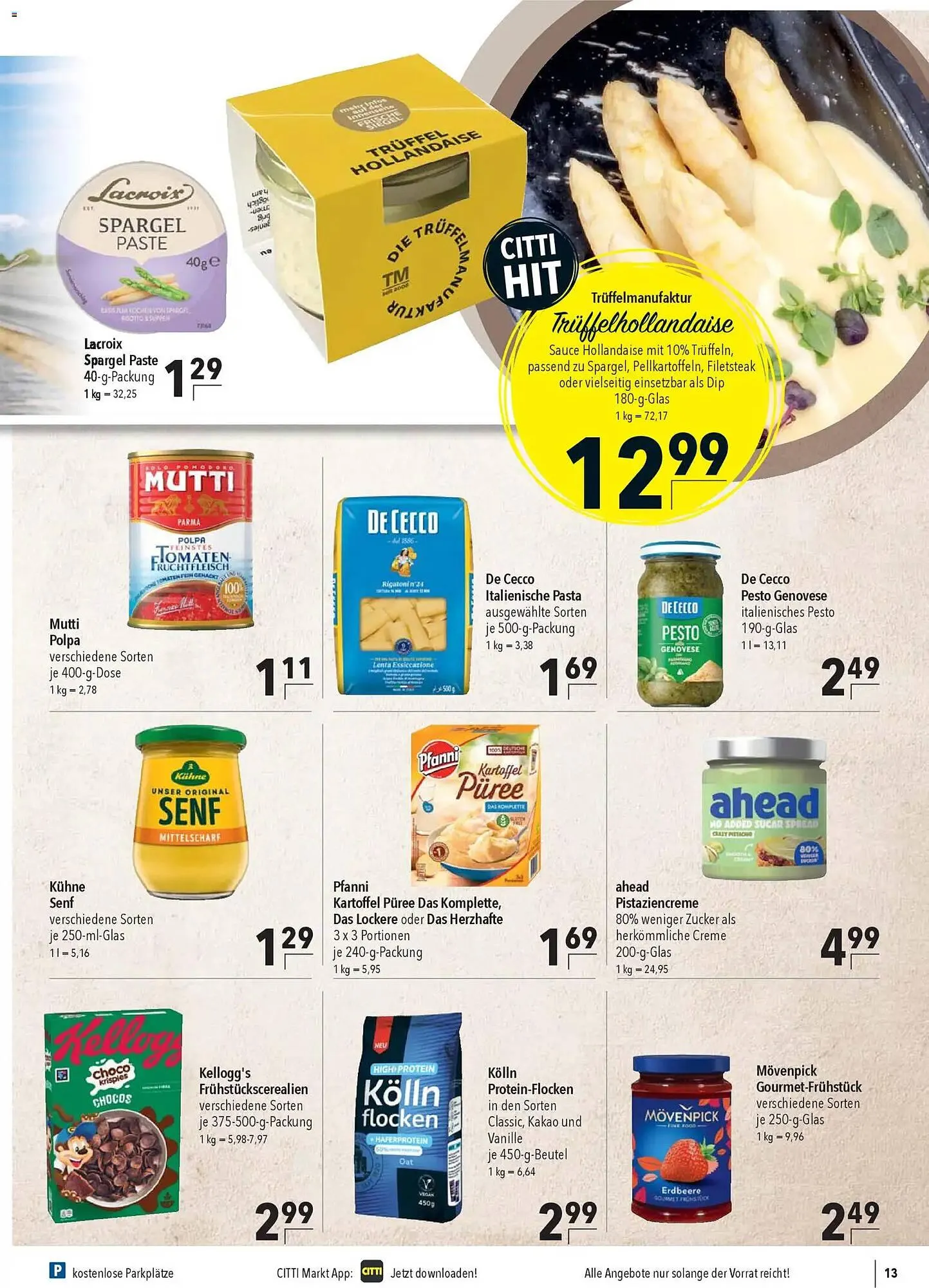CITTI Markt Prospekt von 15. April bis 21. April 2026 - Prospekt seite 13