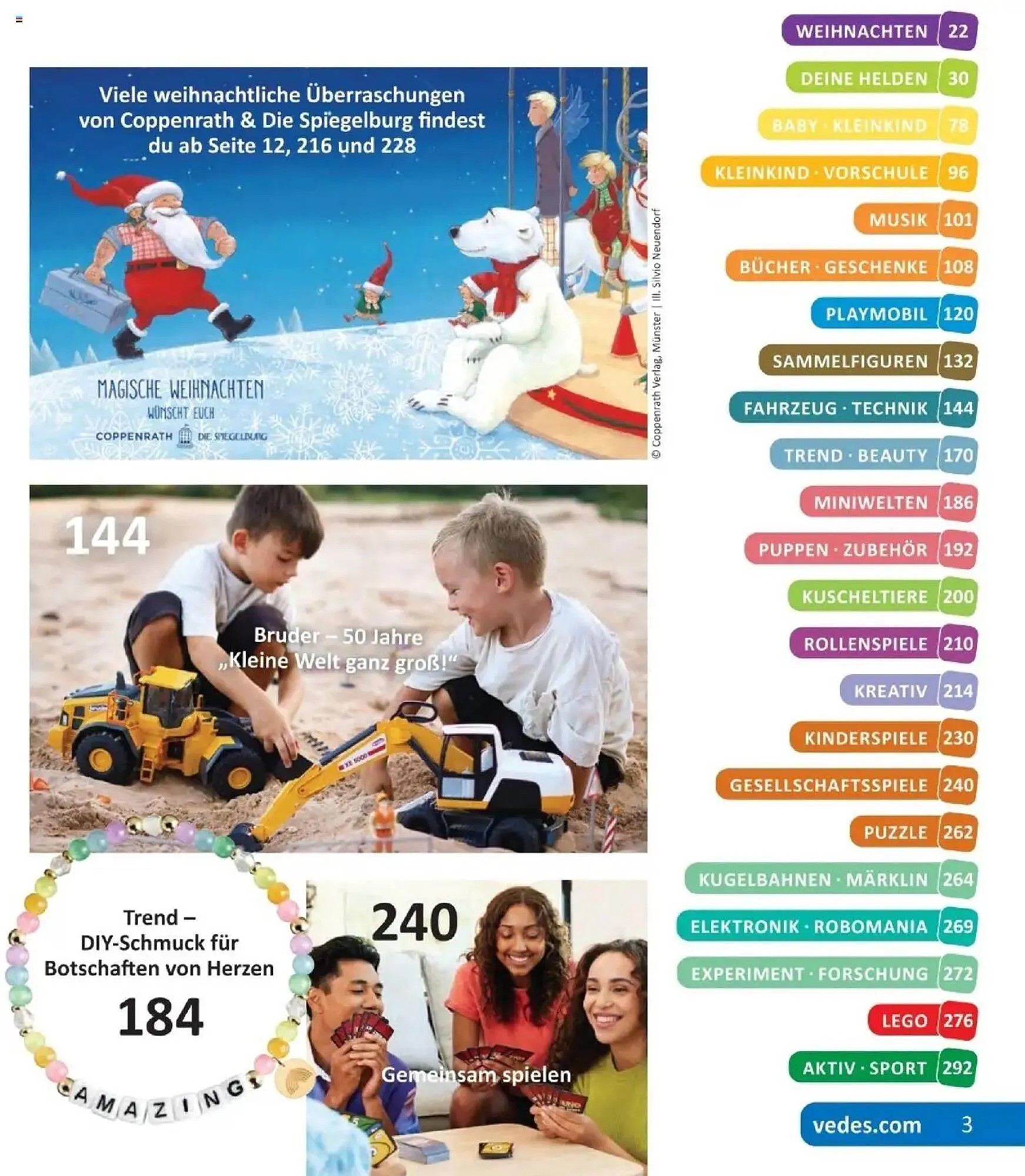 Vedes Prospekt von 29. September bis 6. Januar 2026 - Prospekt seite 3