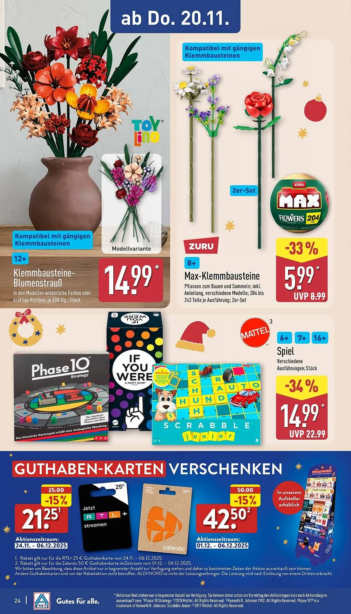 Aldi Nord Prospekt von 17. November bis 22. November 2025 - Prospekt seite 24