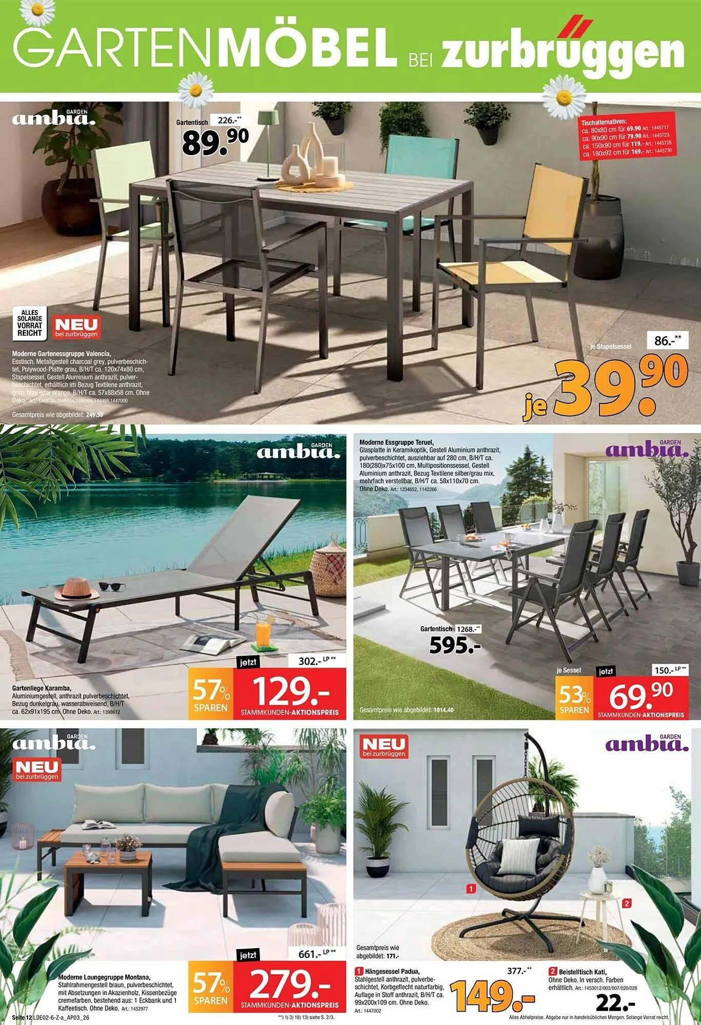 Zurbrüggen Prospekt von 7. März bis 31. März 2026 - Prospekt seite 16