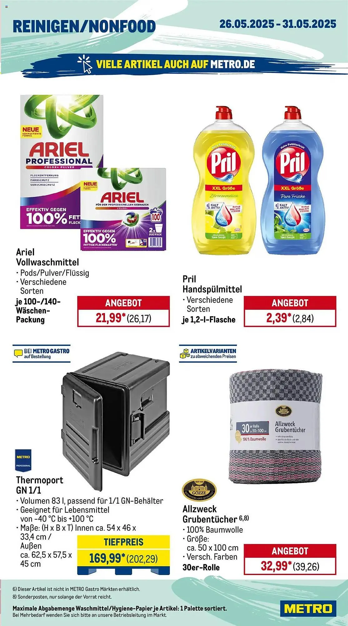 METRO Prospekt von 26. Mai bis 31. Mai 2025 - Prospekt seite 34