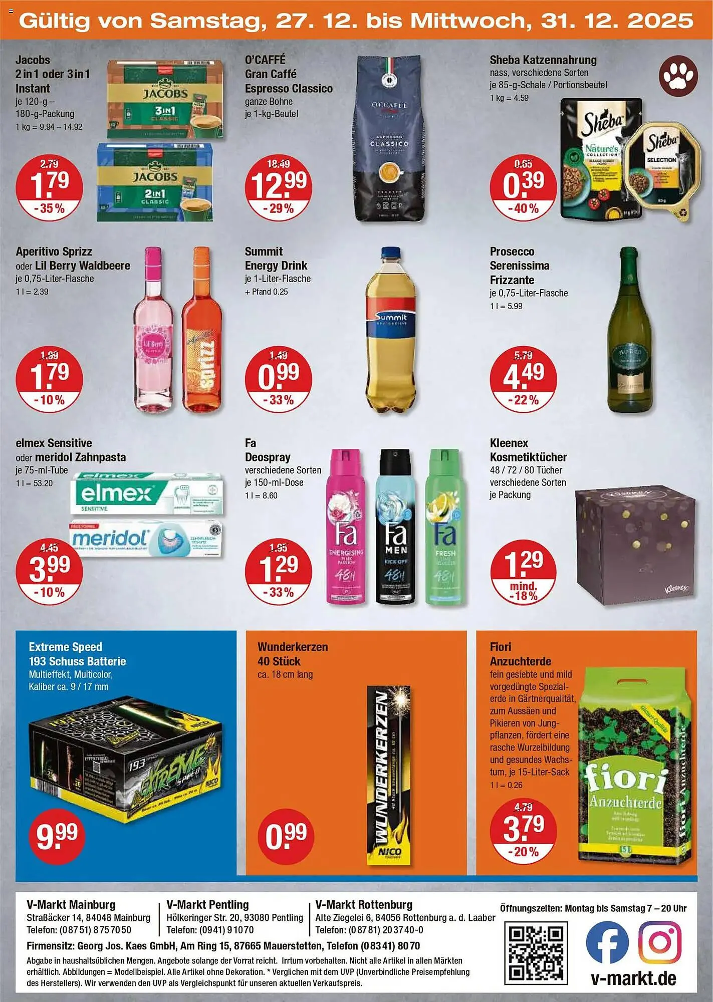 V Markt Prospekt von 27. Dezember bis 31. Dezember 2025 - Prospekt seite 24