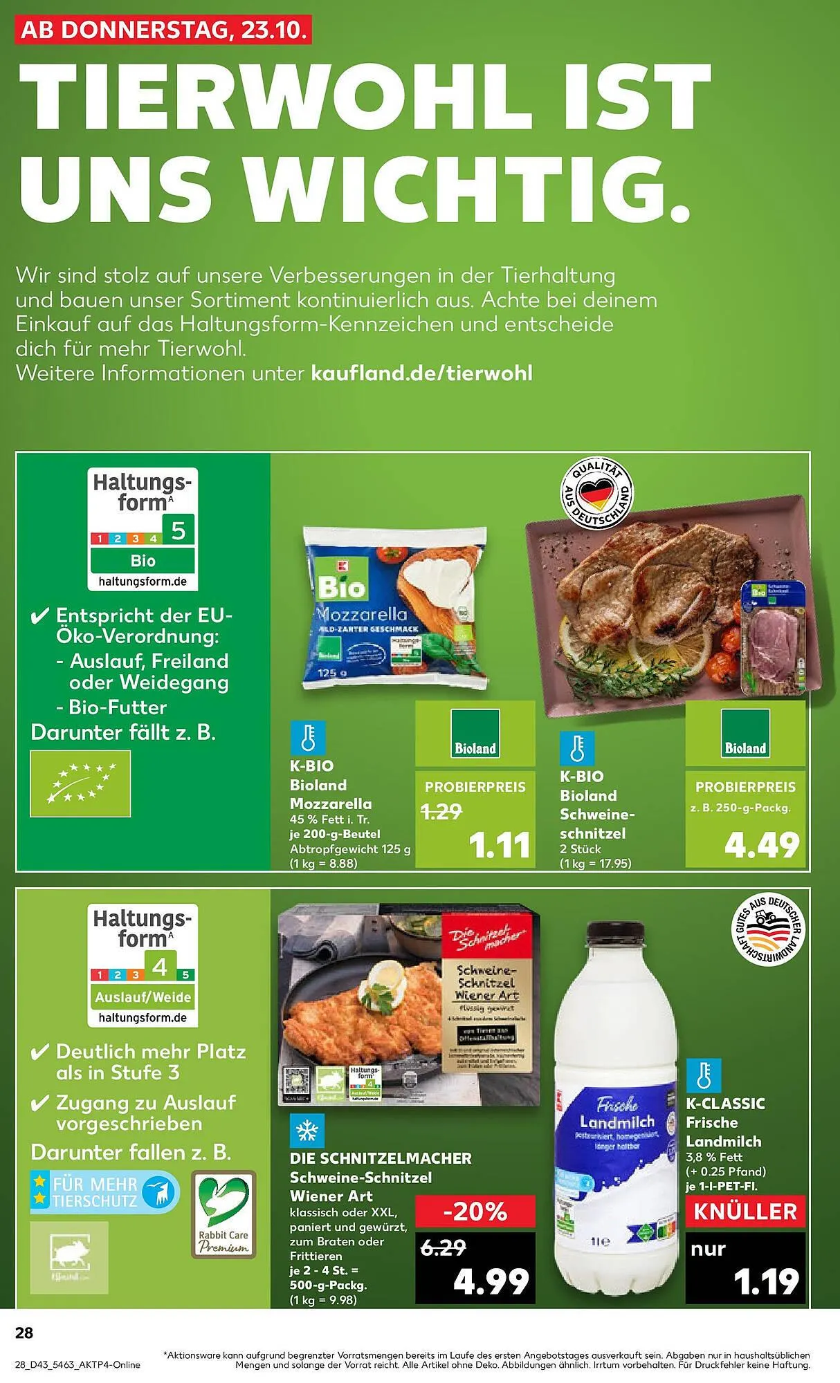 Kaufland Prospekt von 26. Oktober bis 29. Oktober 2025 - Prospekt seite 28