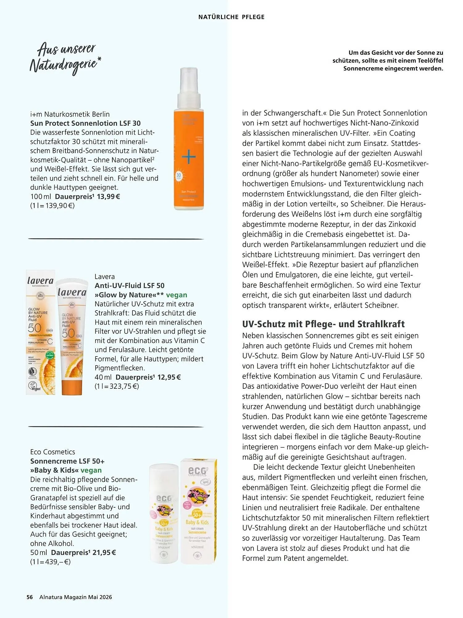 Alnatura Magazin von 1. Mai bis 1. Juni 2026 - Prospekt seite 60