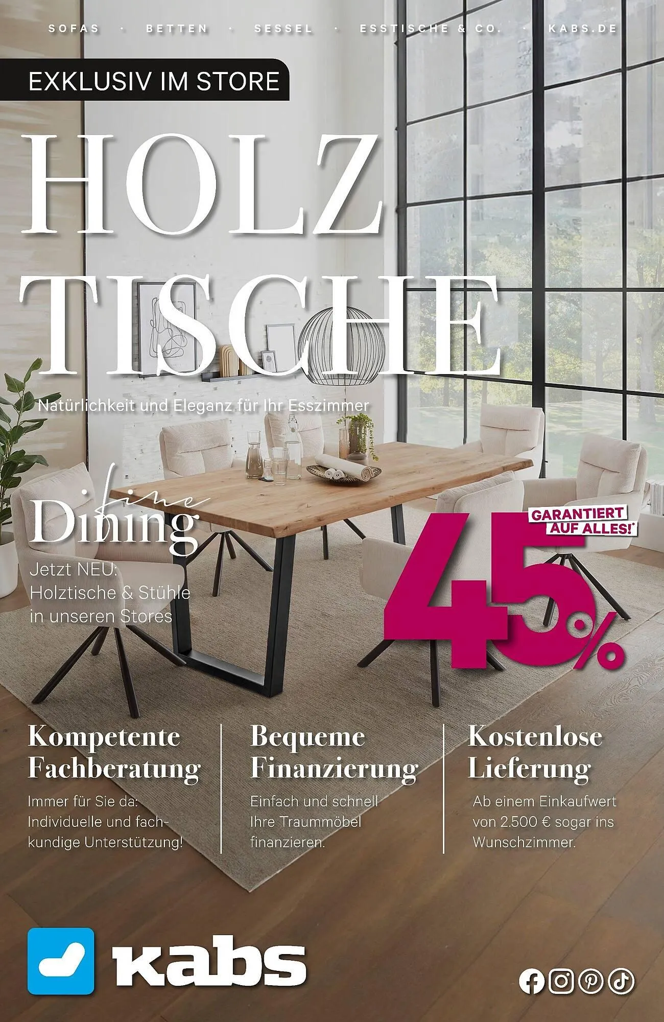 Kabs Polsterwelt Prospekt von 23. Mai bis 26. Juni 2025 - Prospekt seite 1