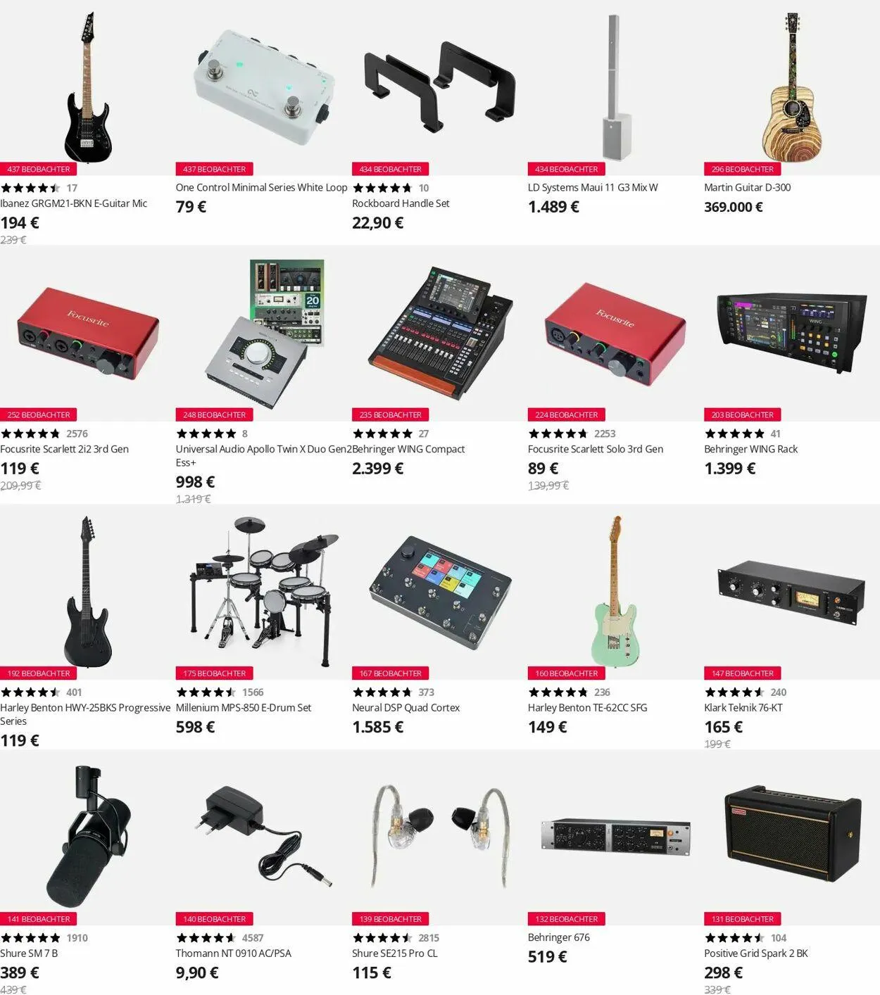 Thomann Aktueller Prospekt von 17. März bis 26. März 2025 - Prospekt seite 3