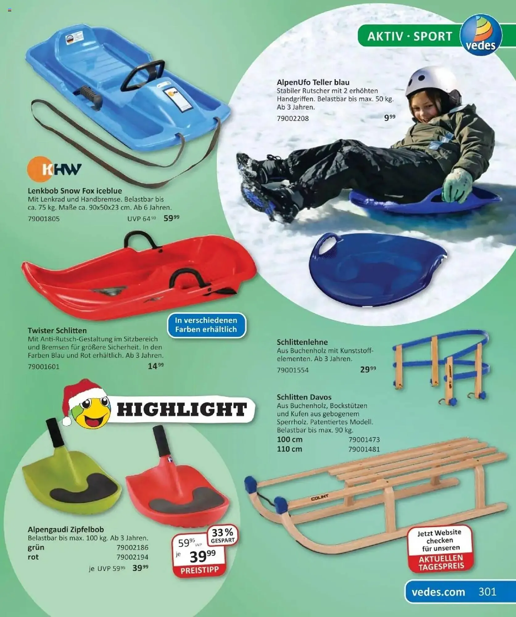 Vedes Prospekt von 29. September bis 6. Januar 2026 - Prospekt seite 301