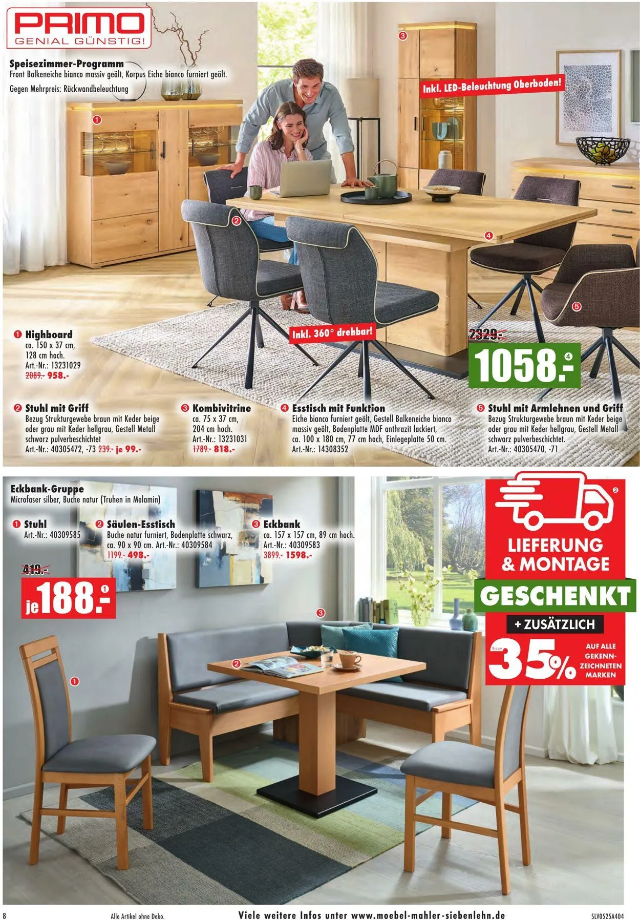 Möbel Mahler Aktueller Prospekt von 19. Mai bis 2. Juni 2025 - Prospekt seite 8