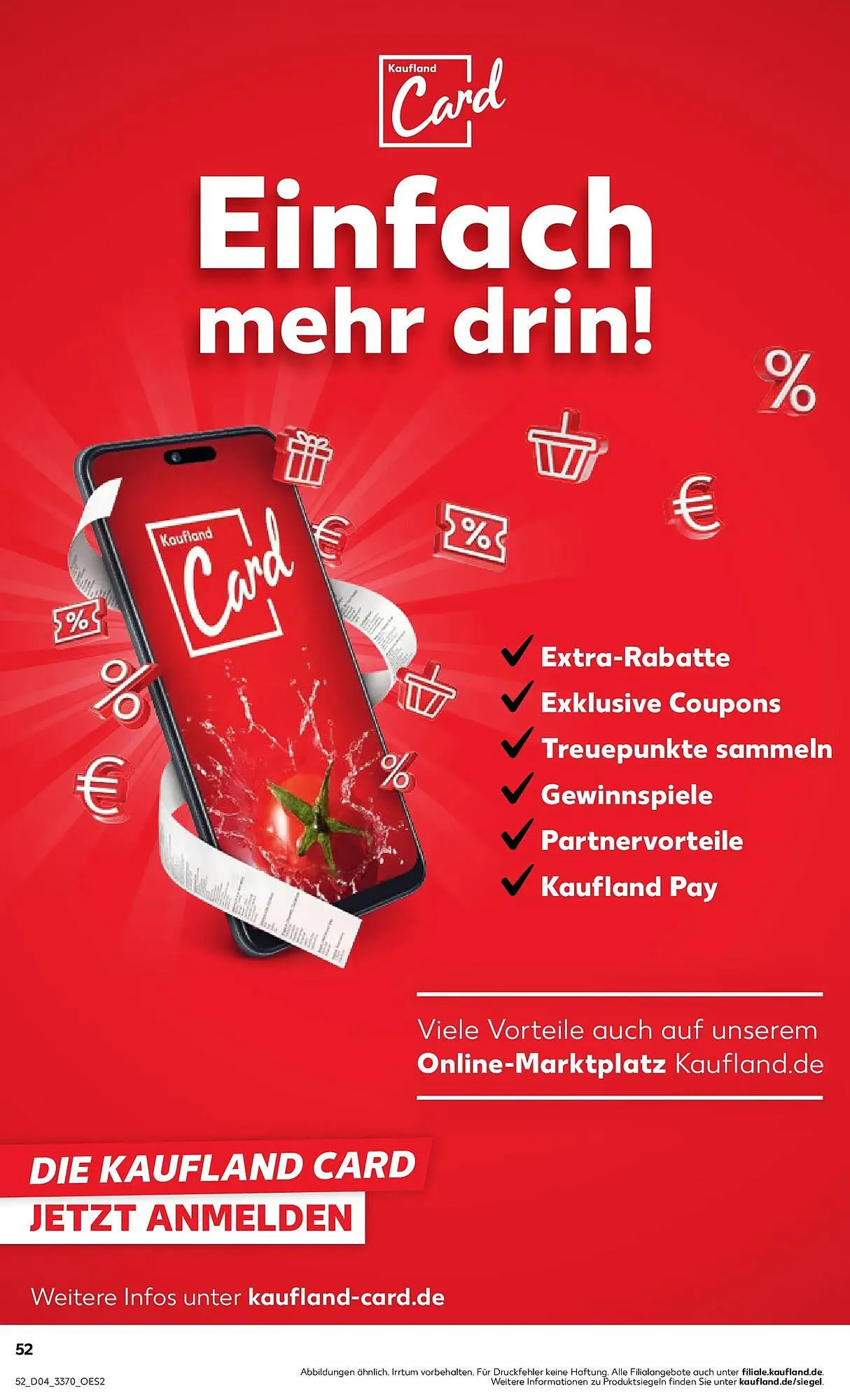 Kaufland Prospekt von 21. Januar bis 28. Januar 2026 - Prospekt seite 52