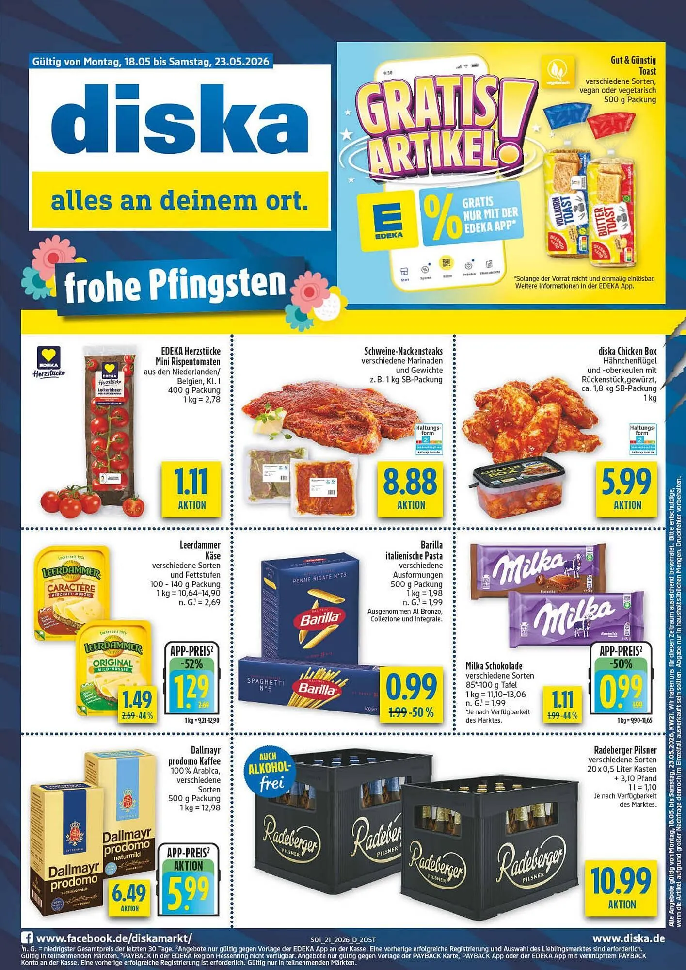 Diska Prospekt von 18. Mai bis 23. Mai 2026 - Prospekt seite 1