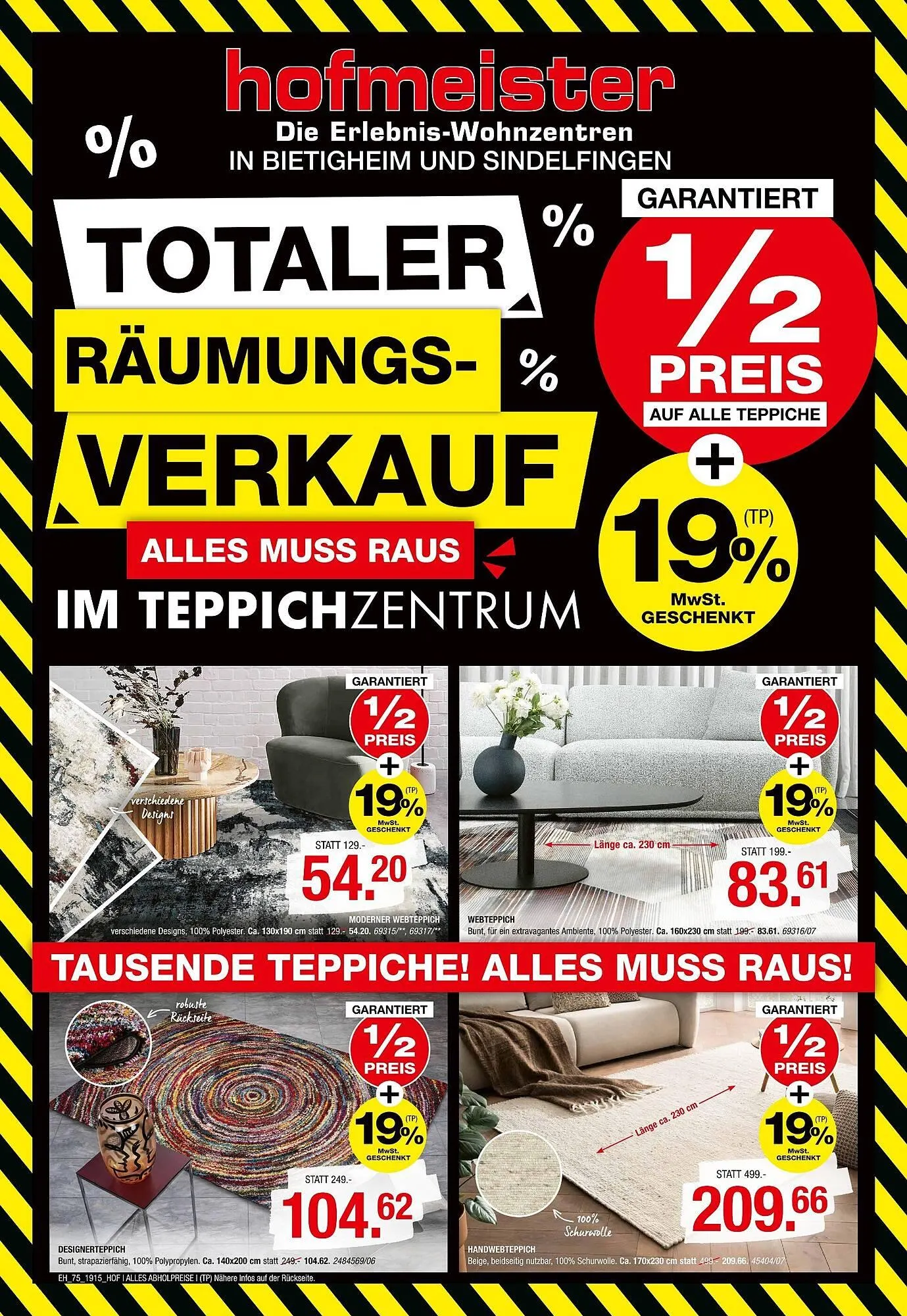 Hofmeister Prospekt von 25. Februar bis 28. März 2026 - Prospekt seite 1