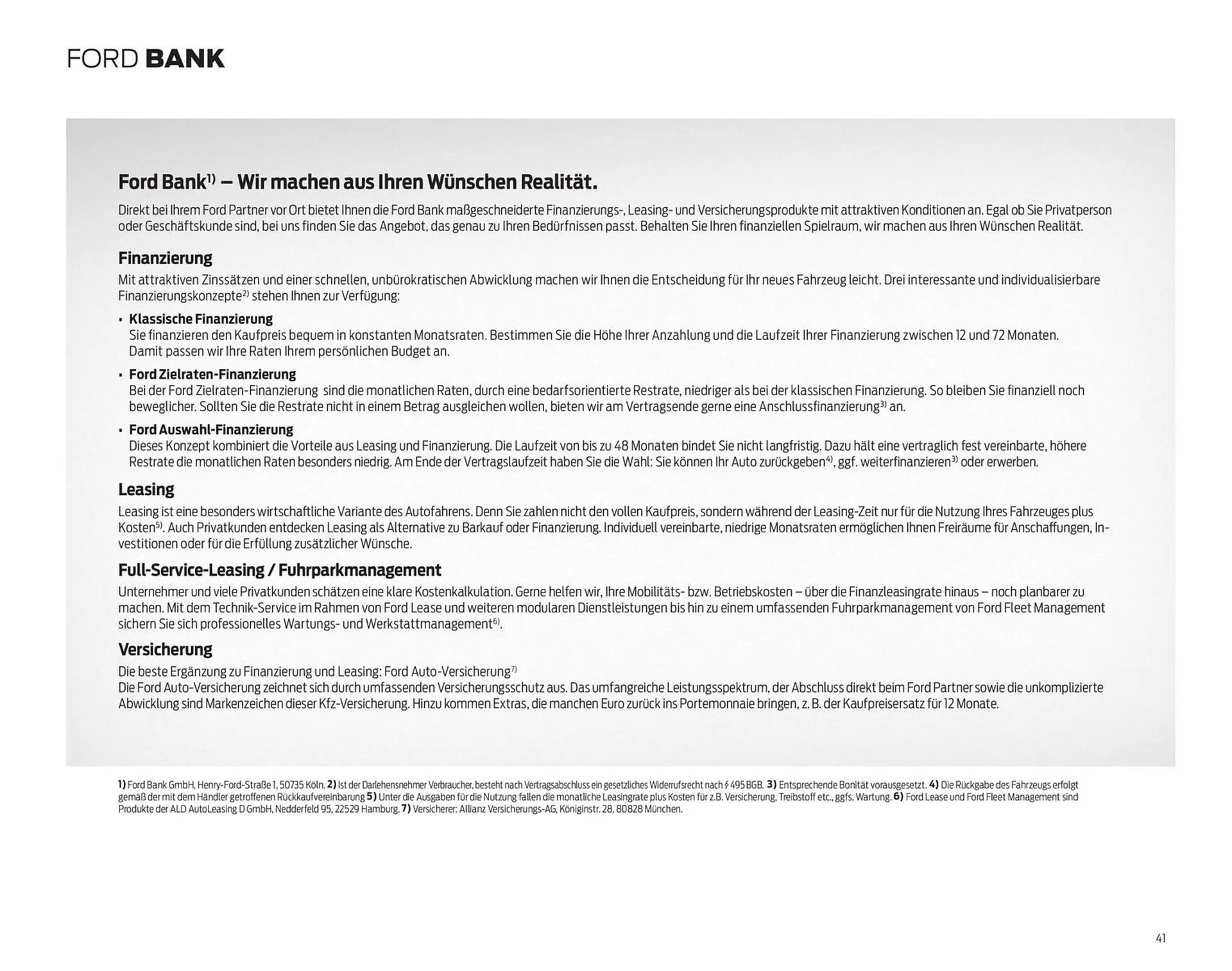 Ford Prospekt von 15. Oktober bis 29. Oktober 2025 - Prospekt seite 41