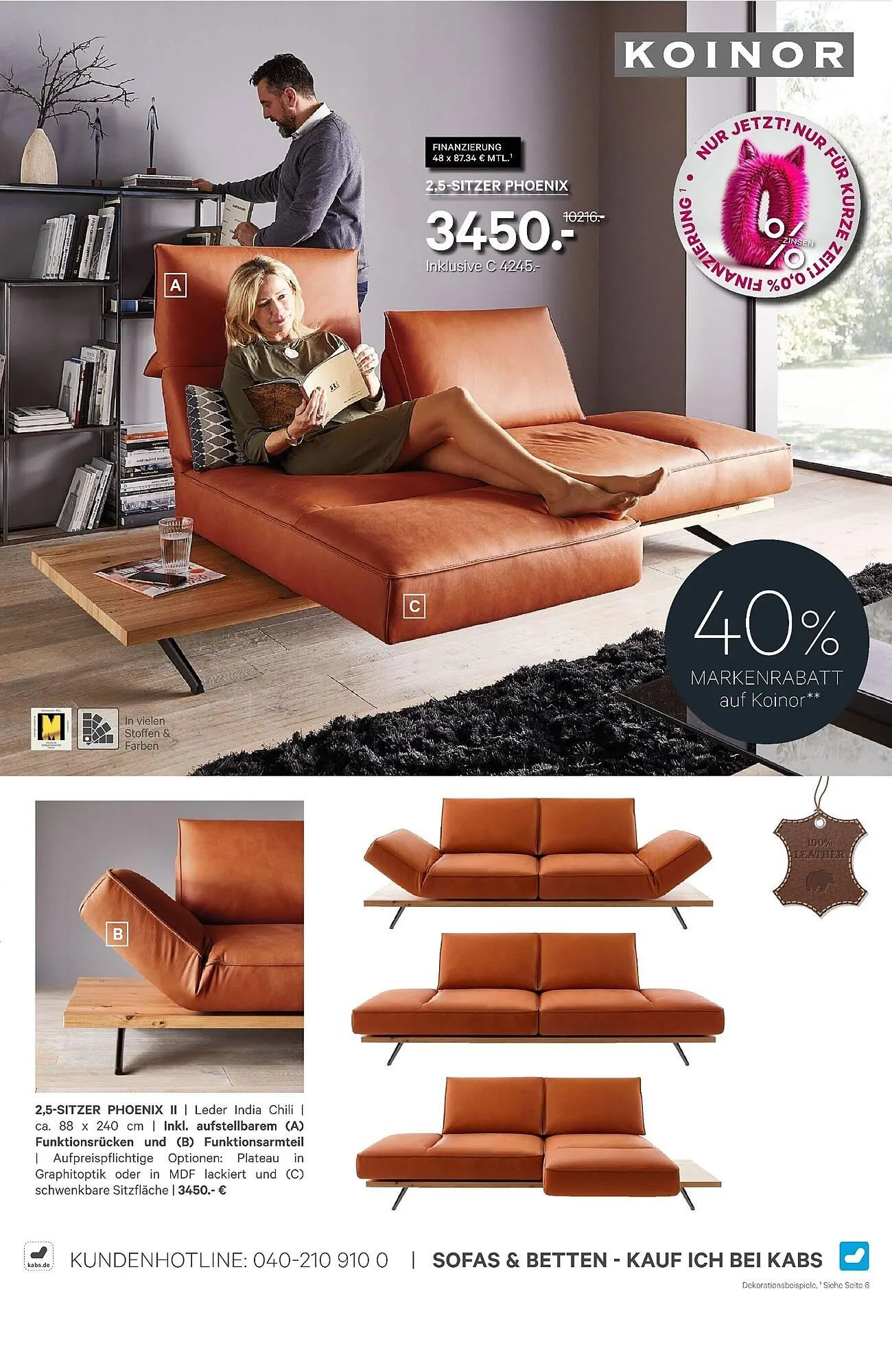 Kabs Polsterwelt Prospekt von 26. März bis 29. April 2026 - Prospekt seite 15