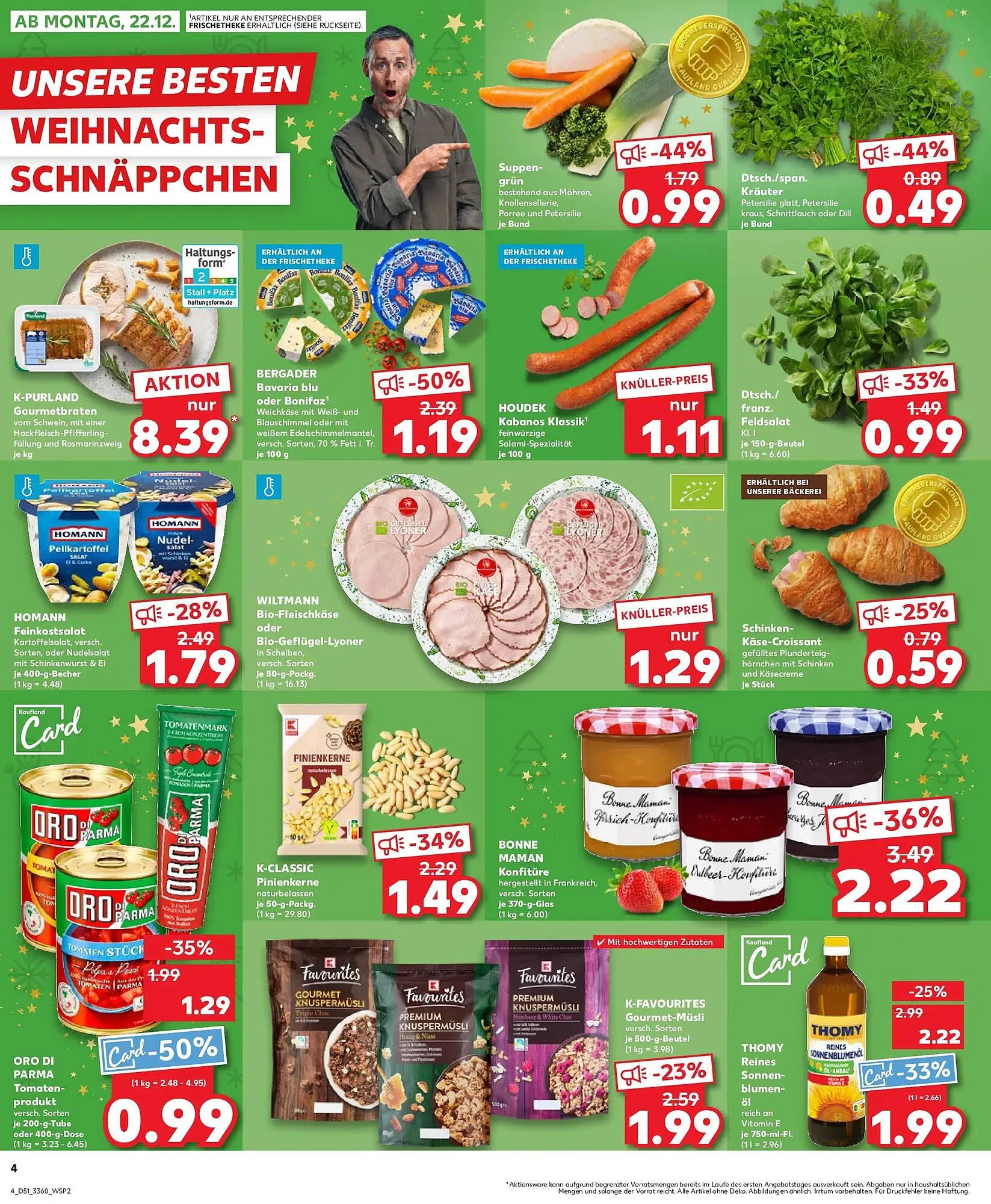 Kaufland Prospekt von 21. Dezember bis 24. Dezember 2025 - Prospekt seite 4
