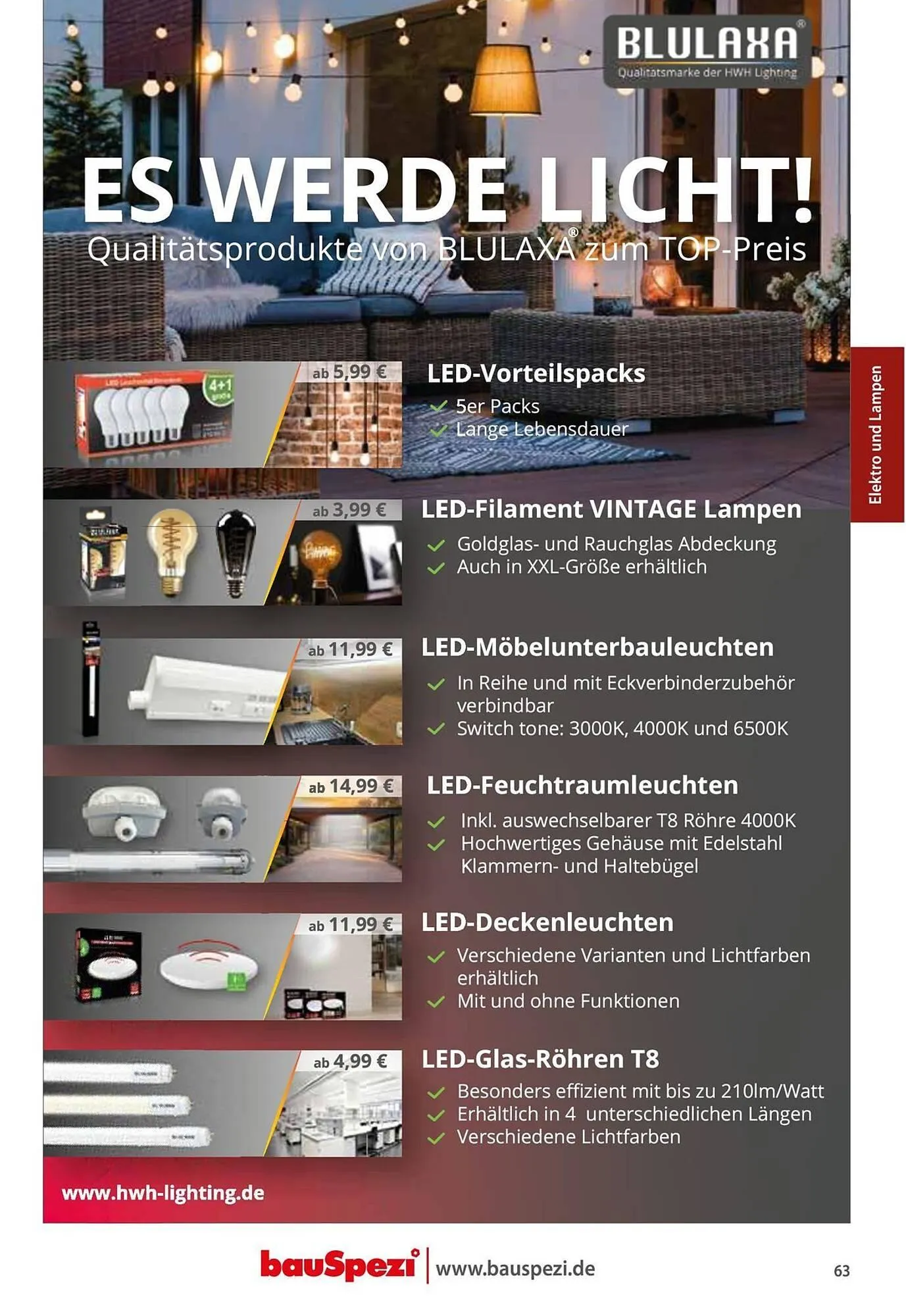 BauSpezi Prospekt von 15. April bis 31. Dezember 2026 - Prospekt seite 65