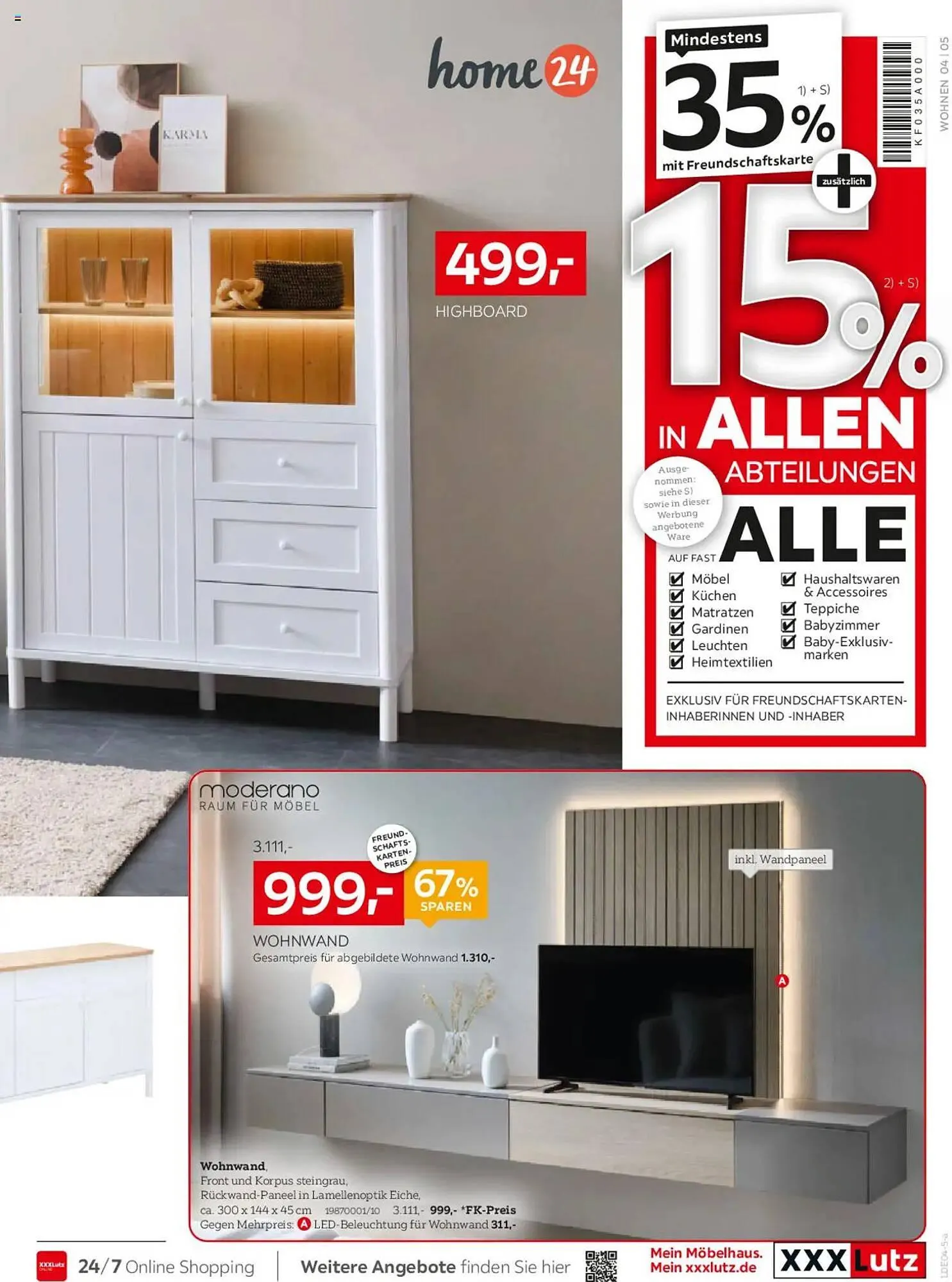 XXXLutz Prospekt von 23. März bis 6. April 2025 - Prospekt seite 5