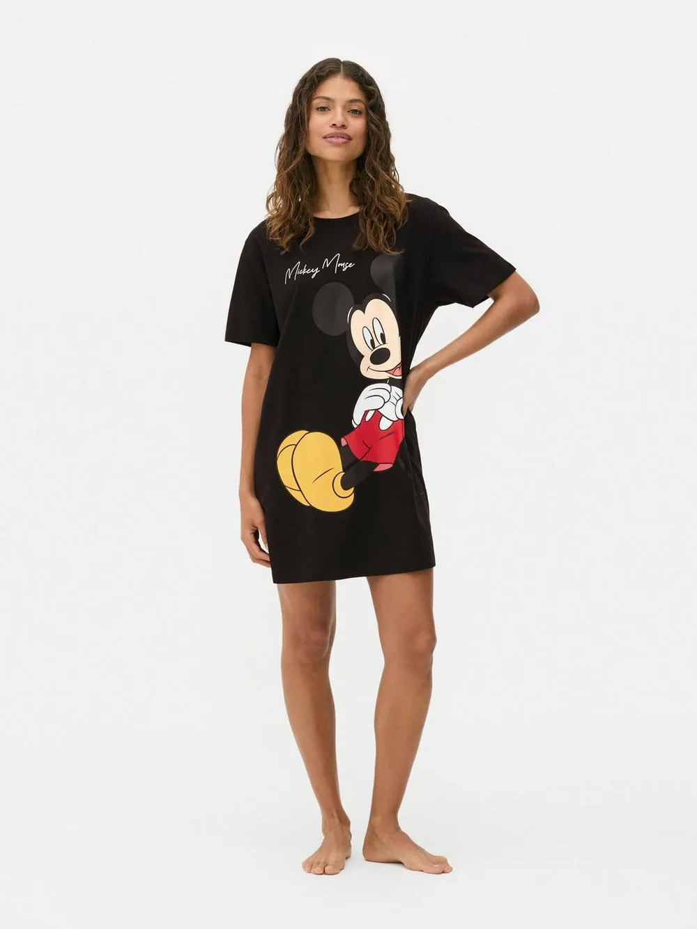 Schlaf-T-Shirt mit Disney-Figuren-Grafik