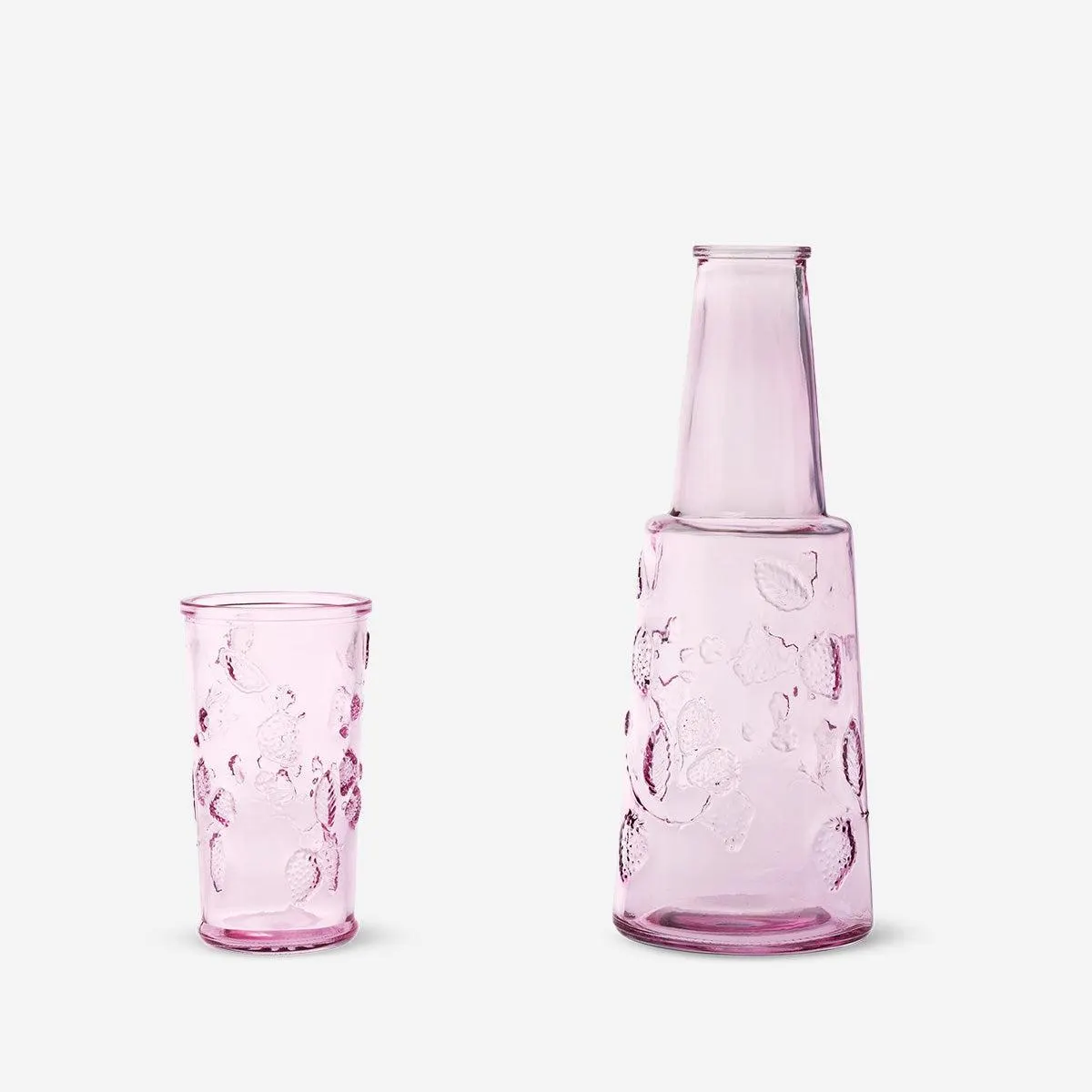 Glass bottle with drinking glass - 770 ml