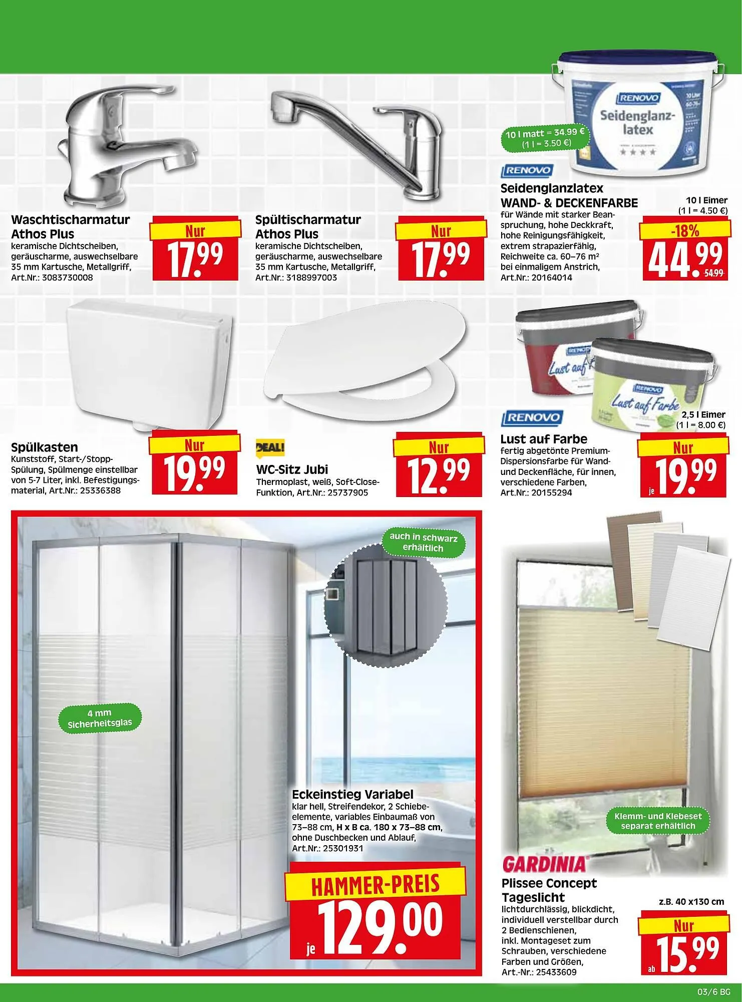 Herkules Baumarkt Prospekt von 12. Januar bis 17. Januar 2026 - Prospekt seite 6