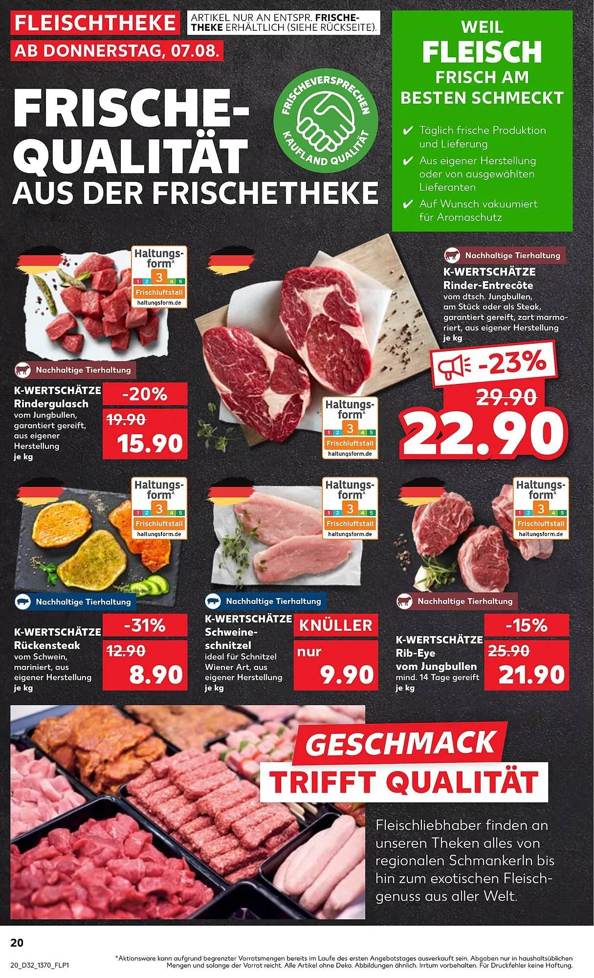 Kaufland Prospekt von 7. August bis 13. August 2025 - Prospekt seite 20