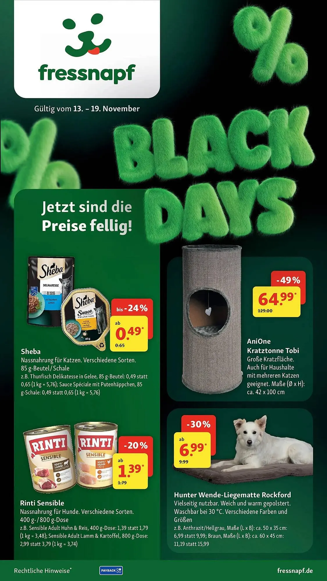 Fressnapf Prospekt von 12. November bis 19. November 2025 - Prospekt seite 1