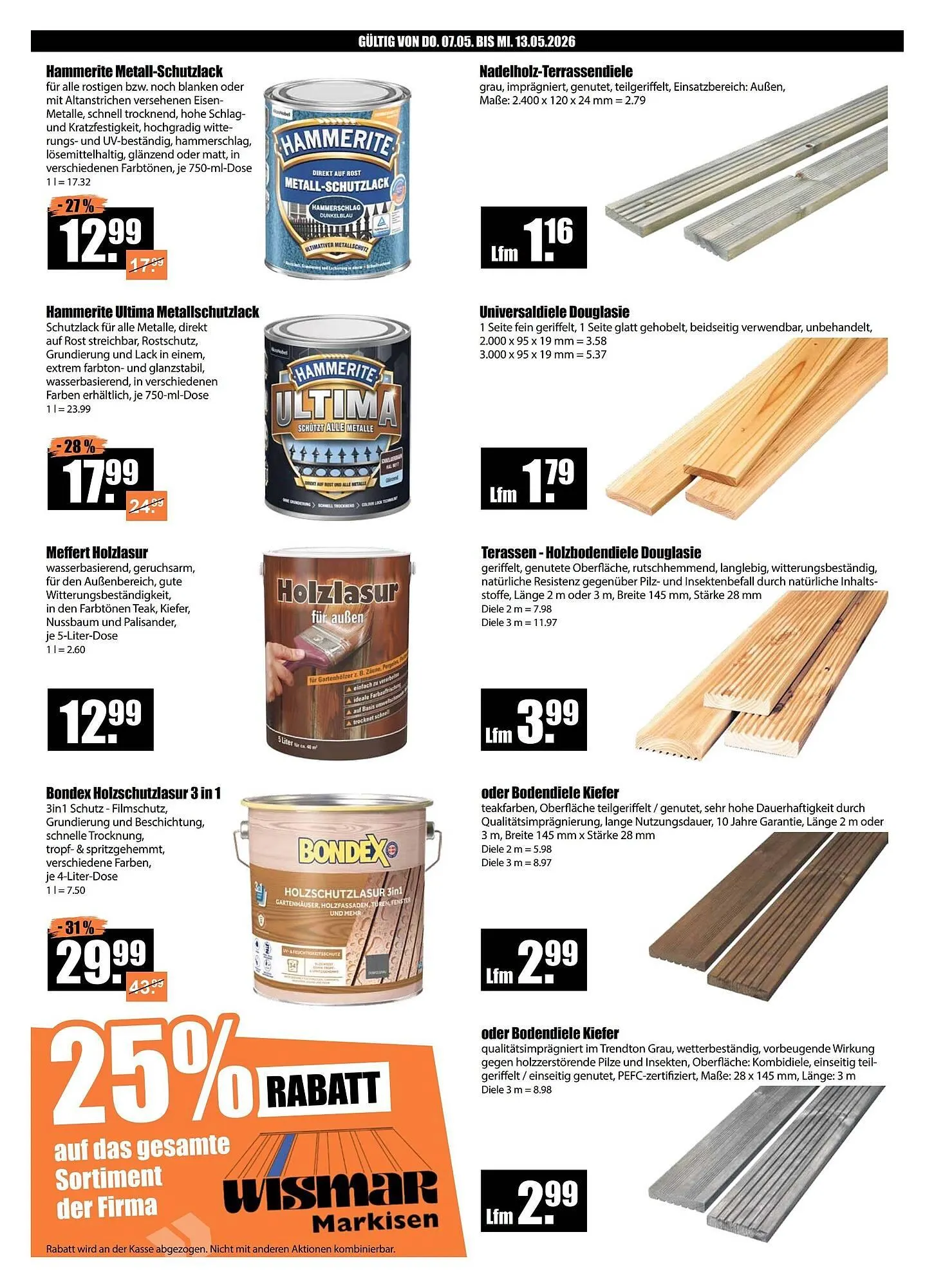 V Baumarkt Prospekt von 7. Mai bis 14. Mai 2026 - Prospekt seite 8