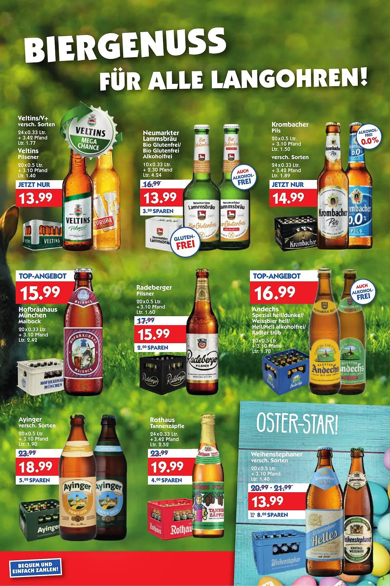 Hol'ab Getränkemarkt Prospekt von 14. April bis 19. April 2025 - Prospekt seite 3